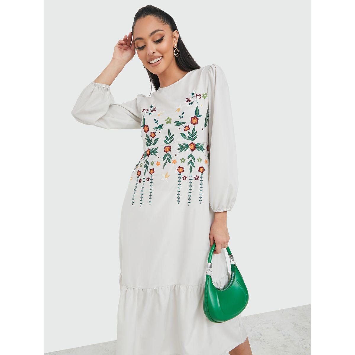 فستان ميدي باكمام طويلة-women-clothing-dresses-image-2