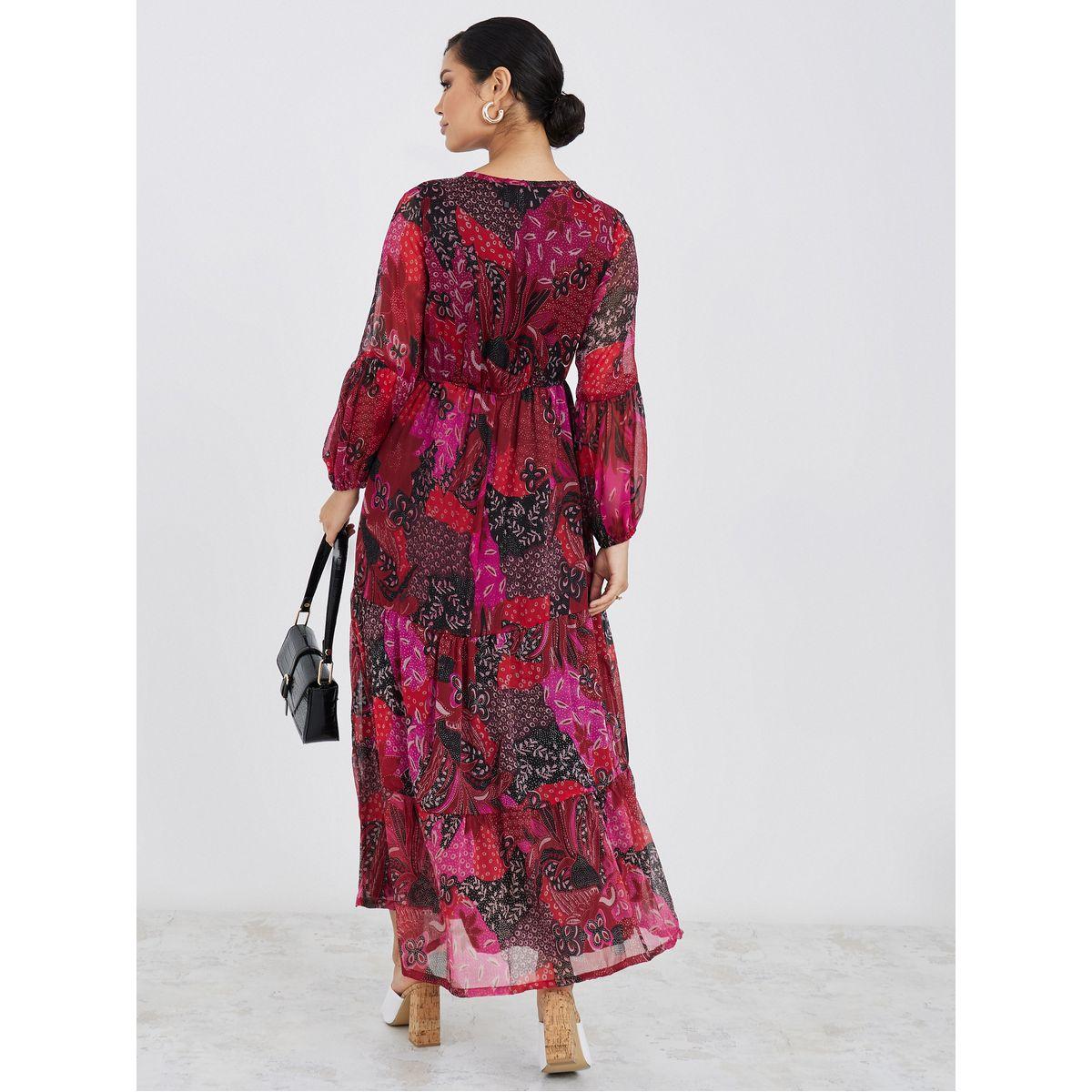 فستان طويل مطبع بزهور-women-clothing-dresses-image-4