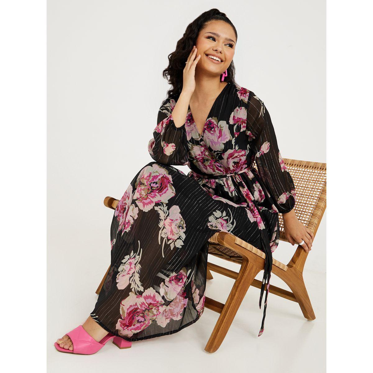 فستان طويل بنمط لف-women-clothing-dresses-image-1