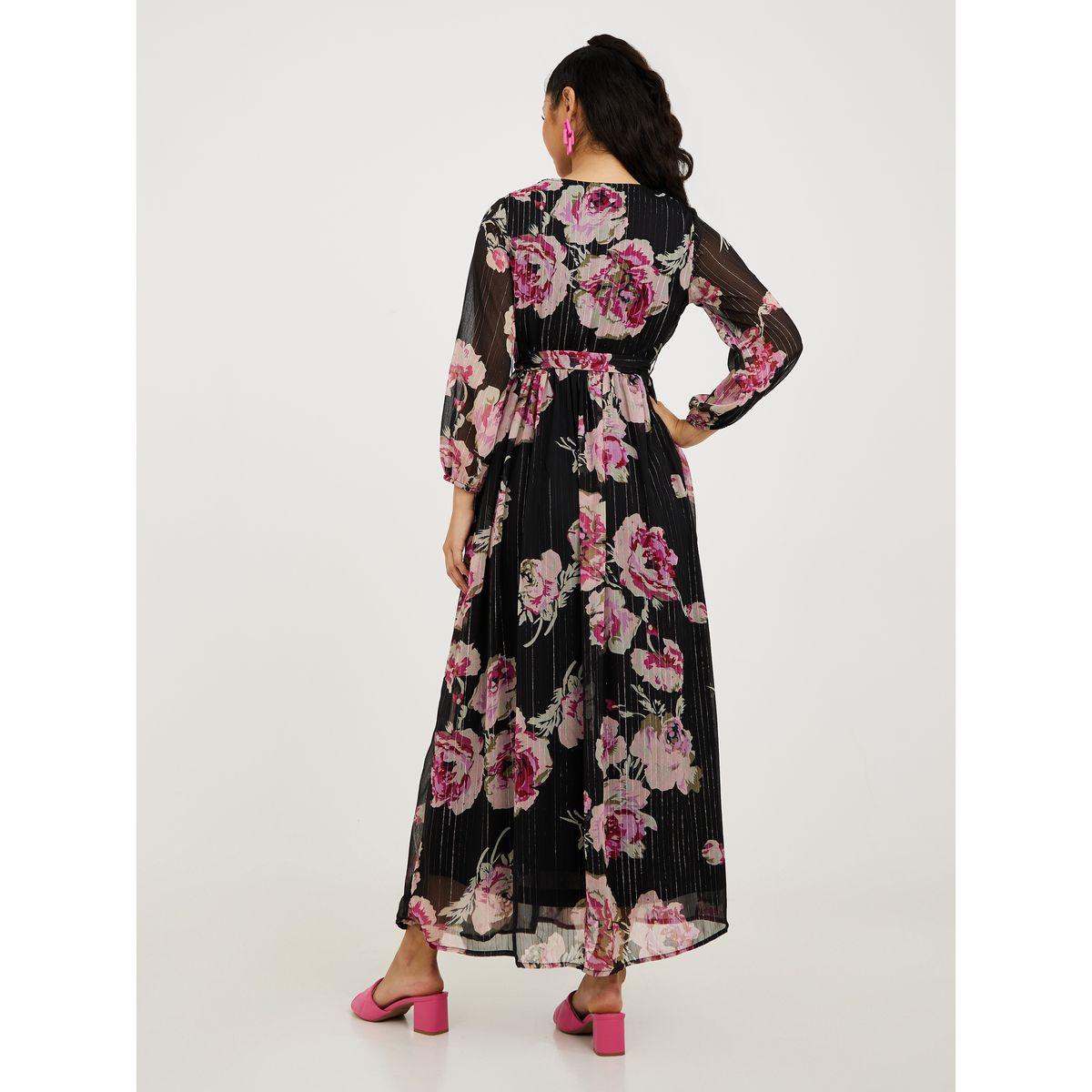 فستان طويل بنمط لف-women-clothing-dresses-image-5