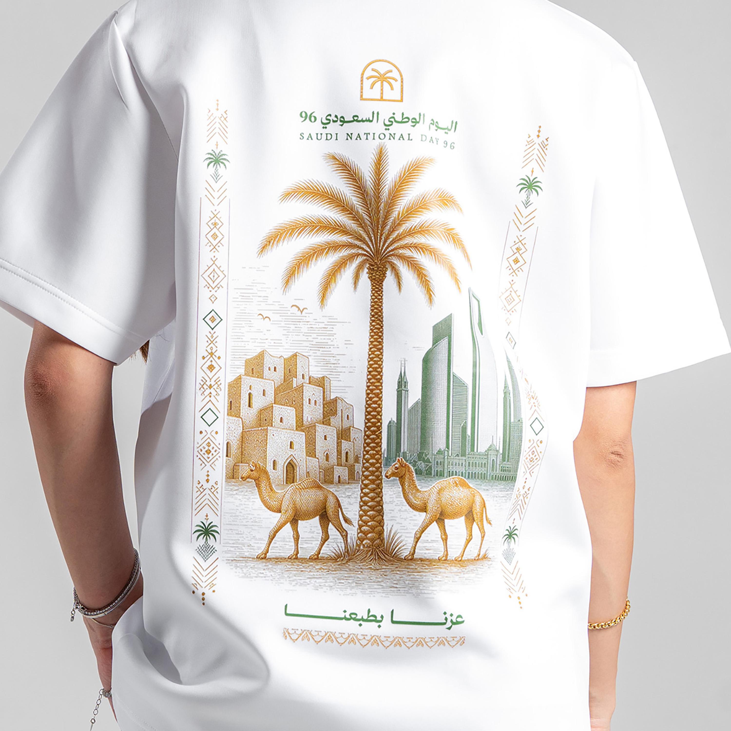 sanefn Camel Palm Cityscape Crew Neck Short Sleeves Women's National Day T-Shirt-women-clothing-tshirts-image-4