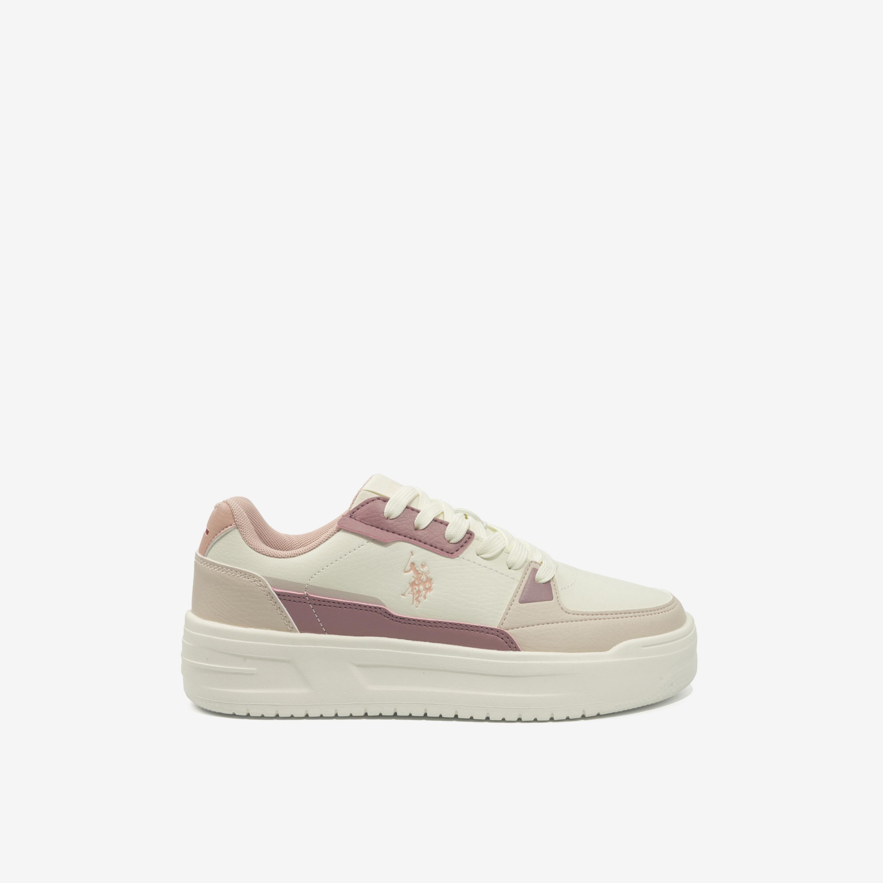 Us Polo Women's Lace-Up Polsi Low-Ankle Flat Sneakers | 6FPOLSIWMNOD-women-shoes-sneakers-image-2