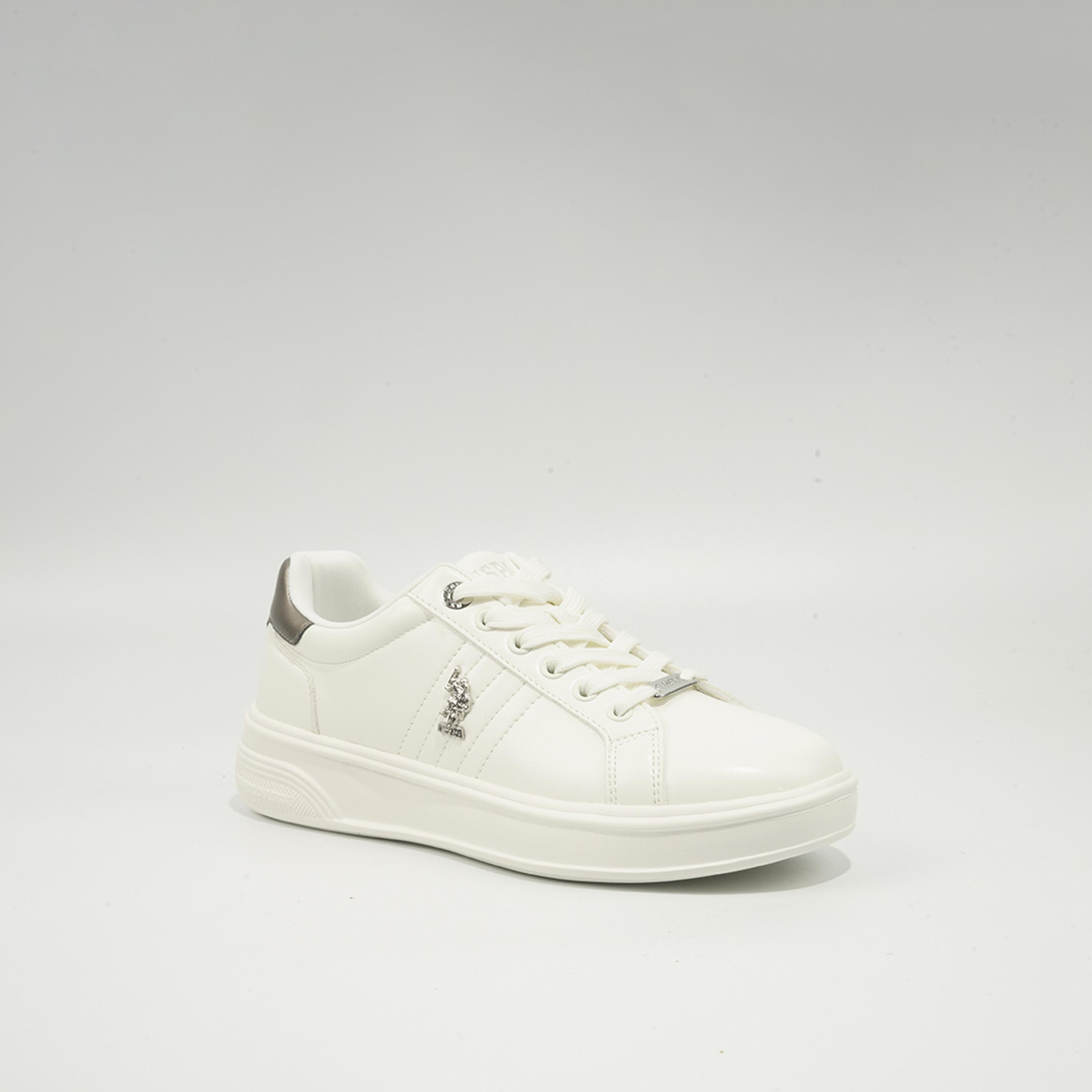 U.S. Polo Assn Women's Lace-Up Ellie Low-Ankle Platform Sneakers | 6M-ELLIE-GLB-6FX-WOMEN-OD-women-shoes-sneakers-image-1