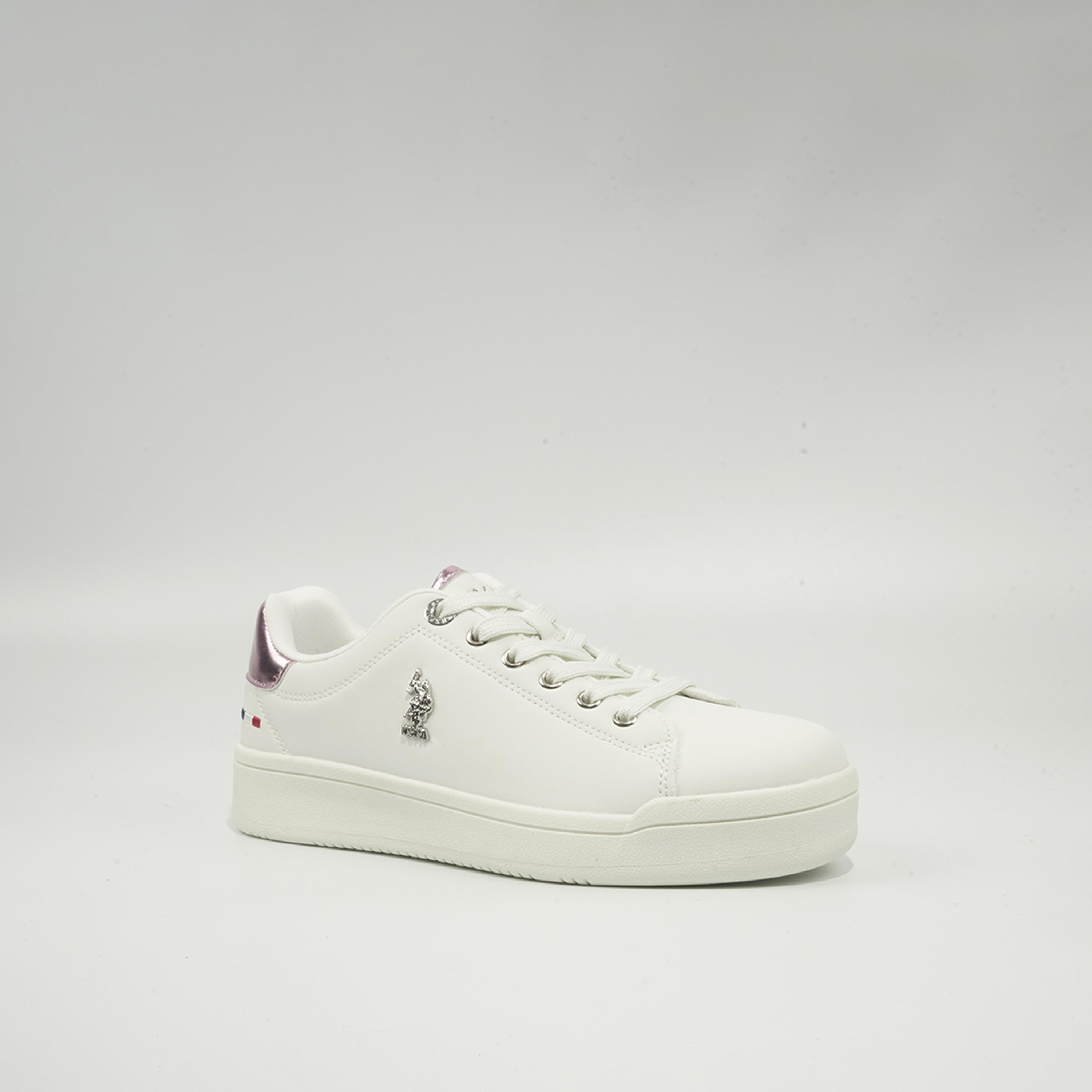 U.S. Polo Assn Women's Lace-Up Pelo Low-Ankle Platform Sneakers | 6M-PELO-GLB-6FX-WOMEN-OD-women-shoes-sneakers-image-1