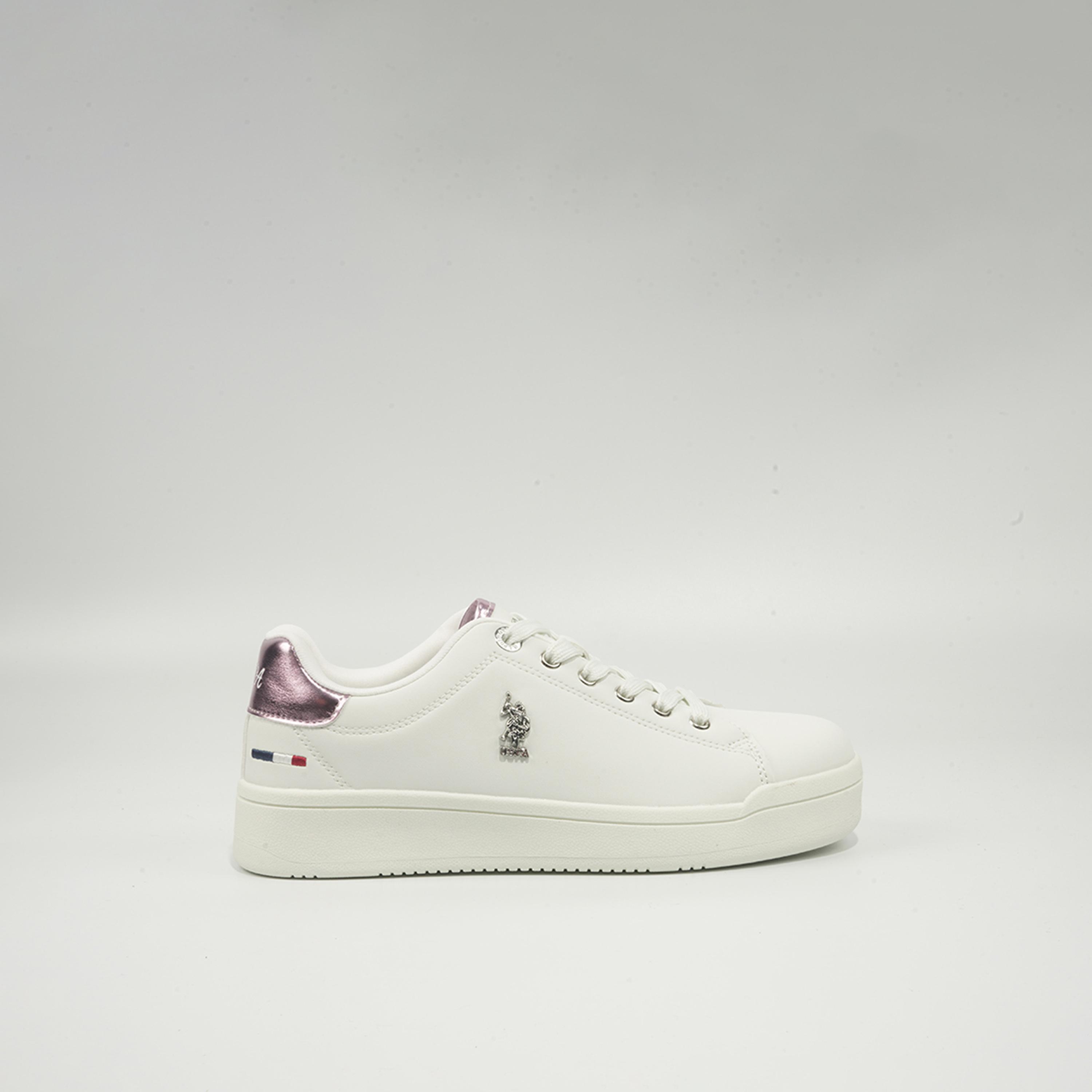 U.S. Polo Assn Women's Lace-Up Pelo Low-Ankle Platform Sneakers | 6M-PELO-GLB-6FX-WOMEN-OD-women-shoes-sneakers-image-3