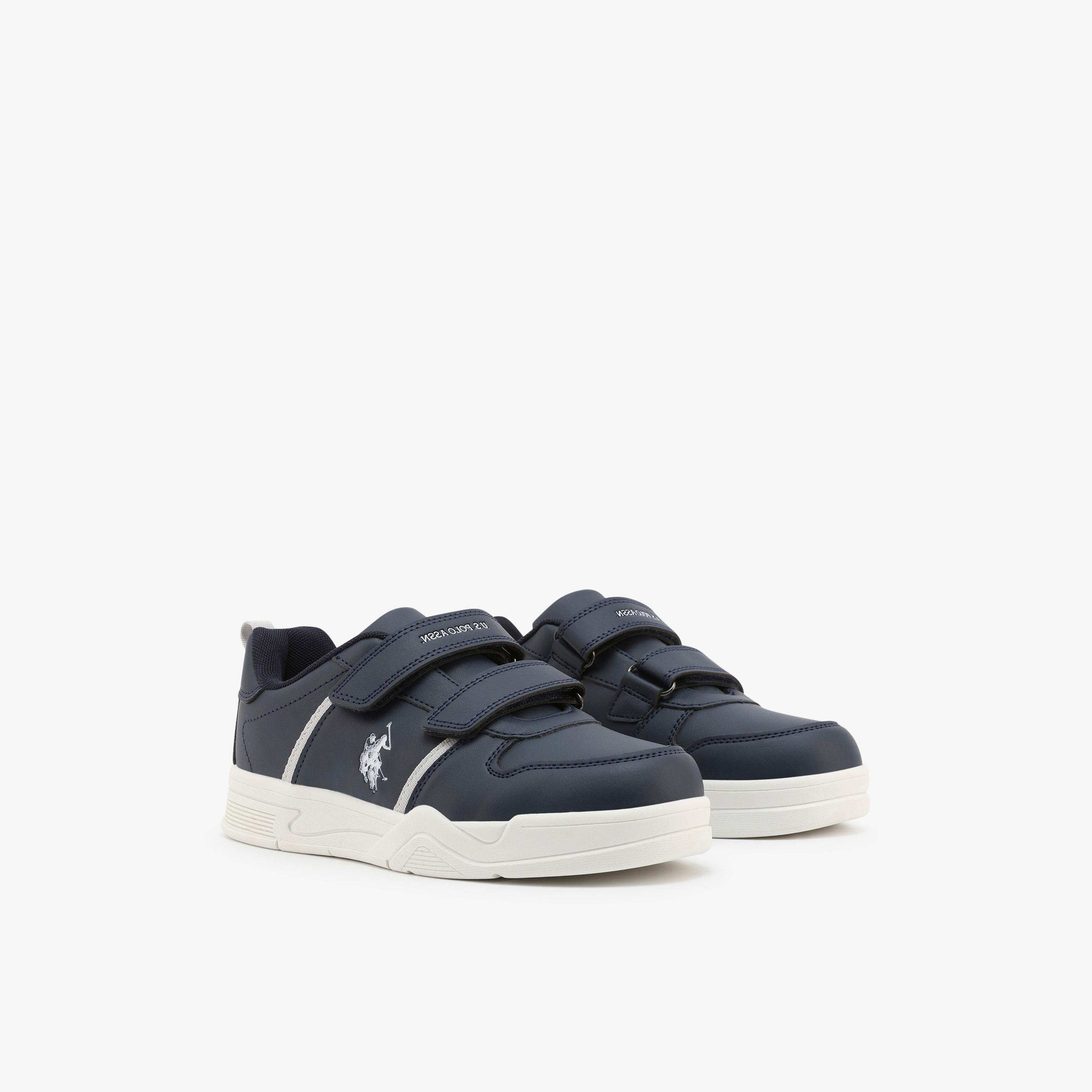U.S. Polo Assn Boy's Hook & Loop Kena Sneakers | 6P-KENA-JR-GLB-6FX-BOY-OD-boys-shoes-sneakers-image-1