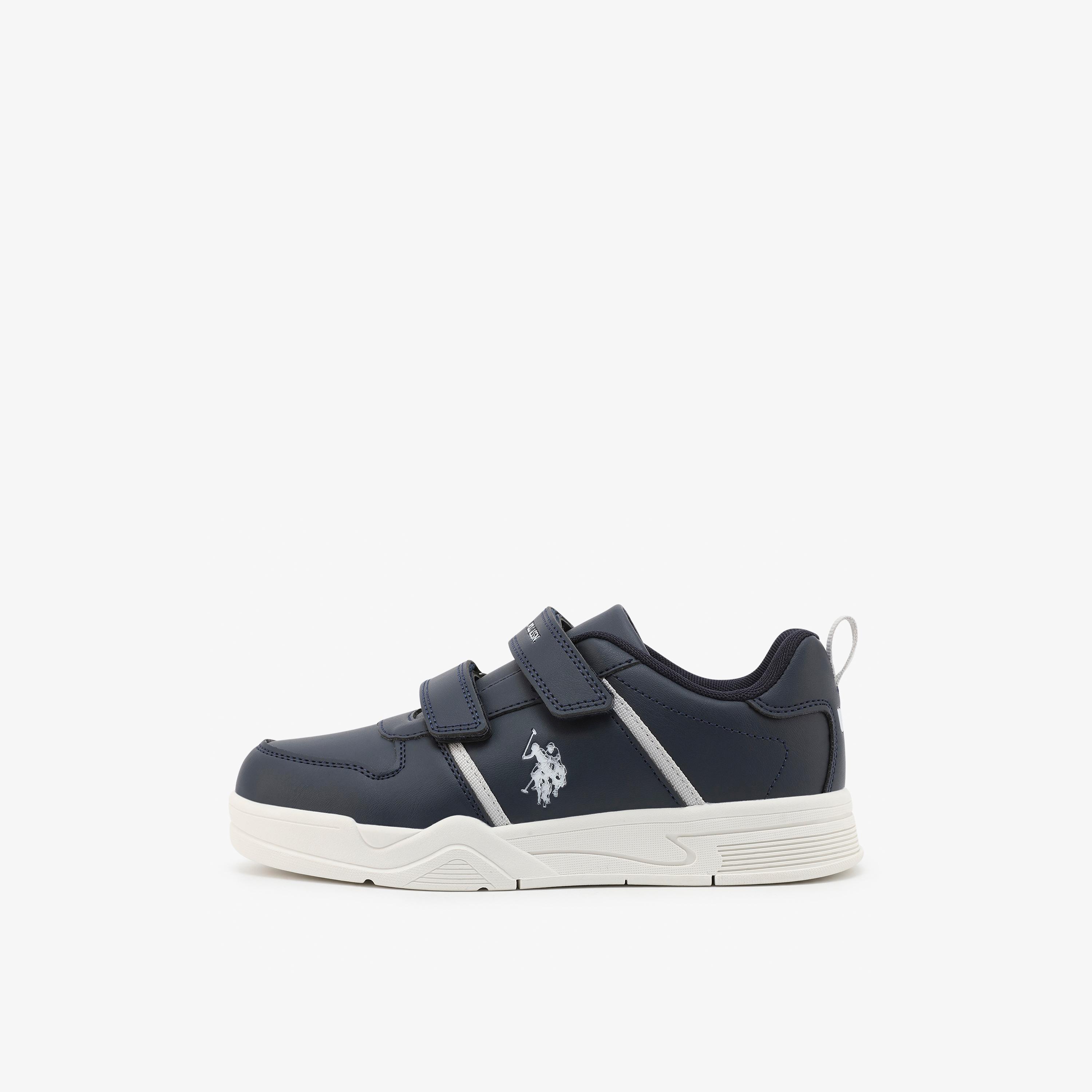 U.S. Polo Assn Boy's Hook & Loop Kena Sneakers | 6P-KENA-JR-GLB-6FX-BOY-OD-boys-shoes-sneakers-image-2