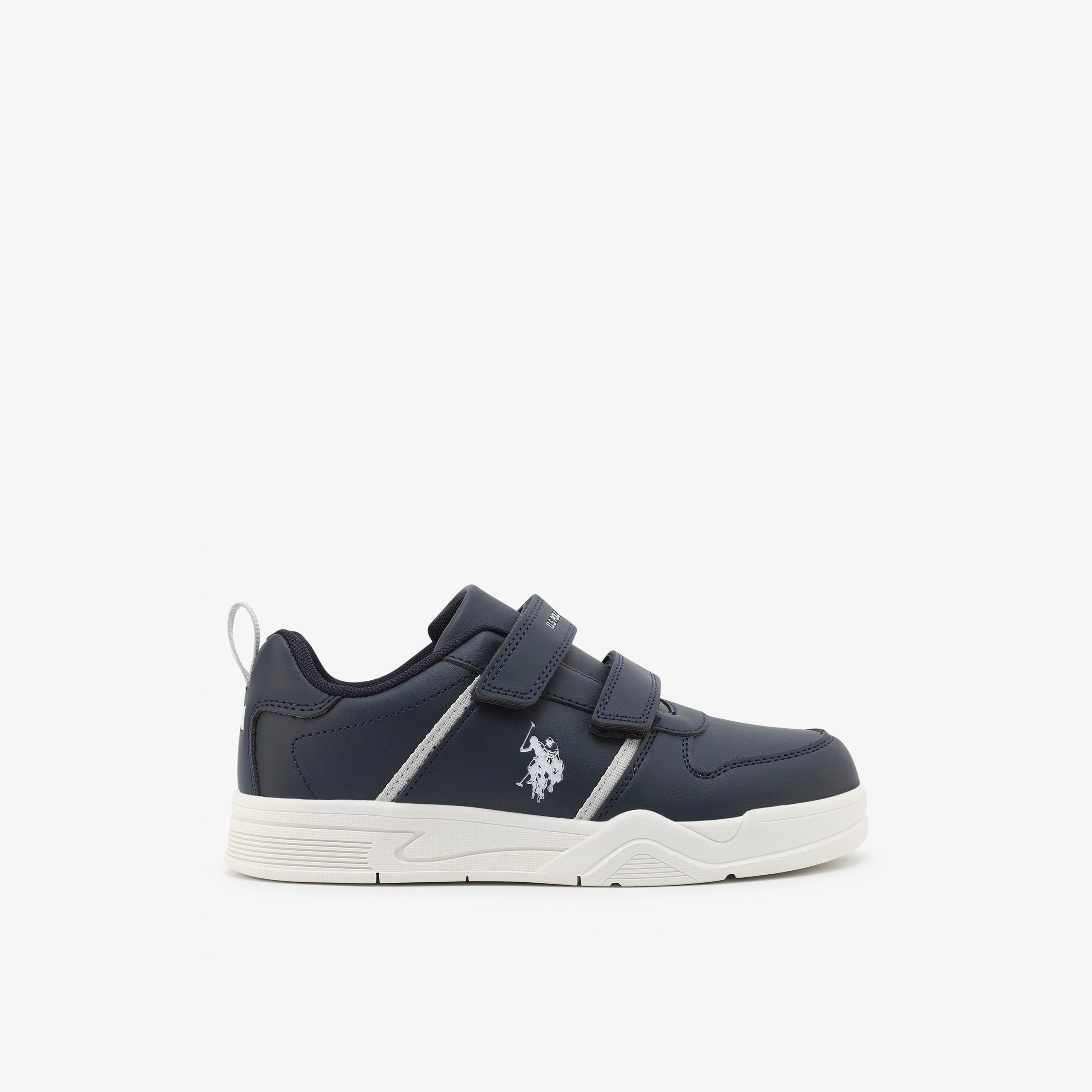 U.S. Polo Assn Boy's Hook & Loop Kena Sneakers | 6P-KENA-JR-GLB-6FX-BOY-OD-boys-shoes-sneakers-image-3