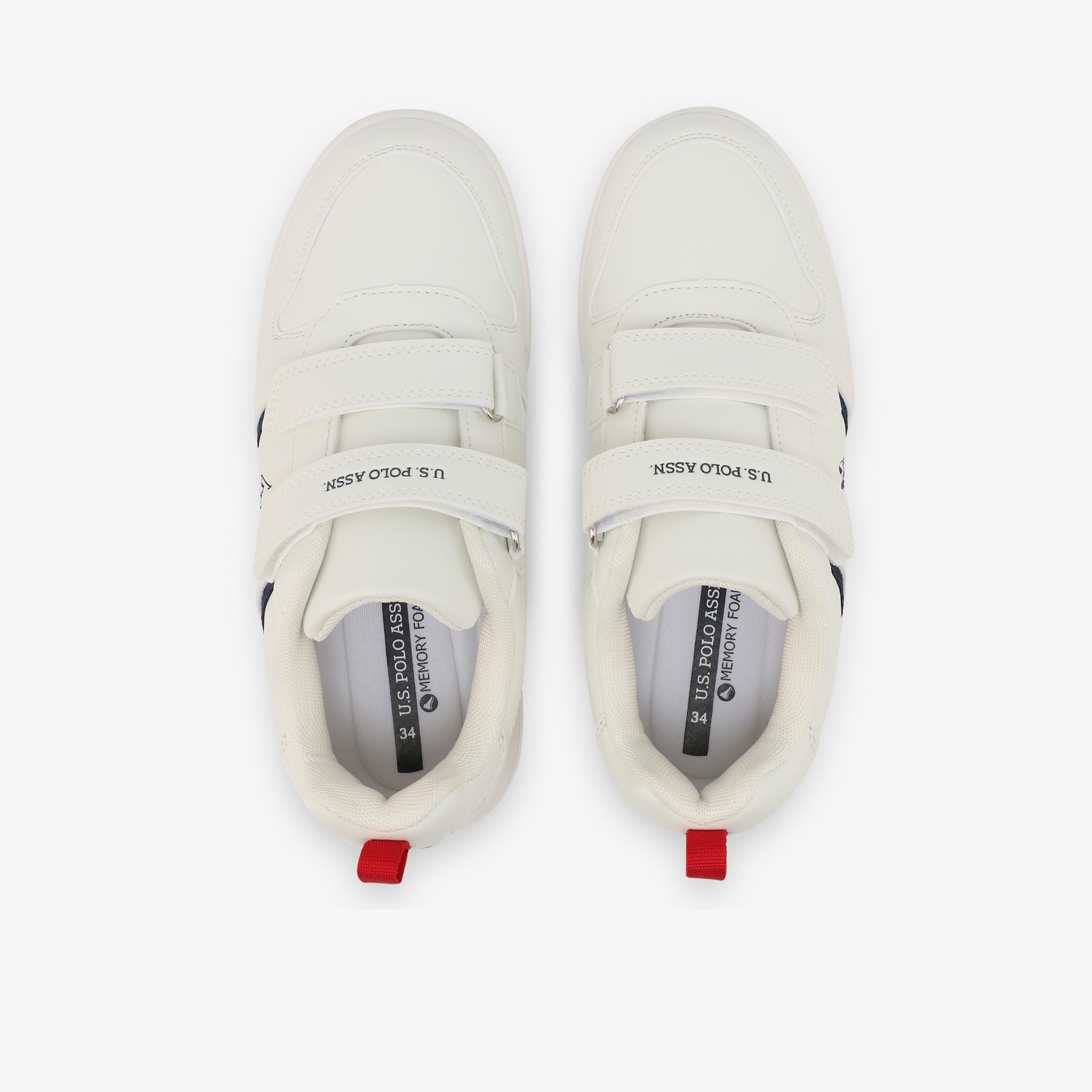 U.S. Polo Assn Boy's Hook & Loop Kena Sneakers | 6P-KENA-JR-GLB-6FX-BOY-OD-boys-shoes-sneakers-image-4