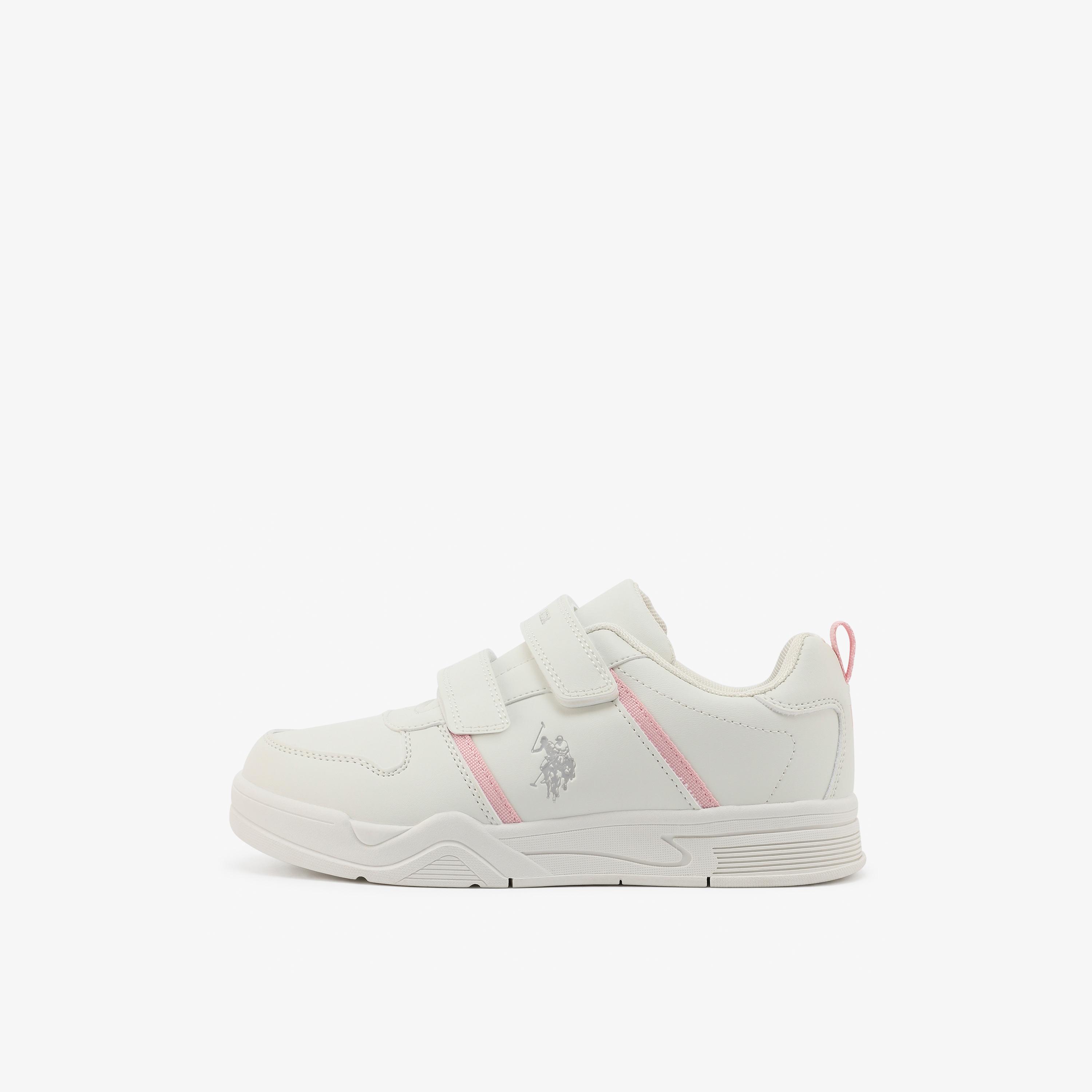 U.S. Polo Assn Girl's Hook & Loop Kena Sneakers | 6P-KENA-JR-GLB-6FX-GIRL-OD-girls-shoes-sneakers-image-2