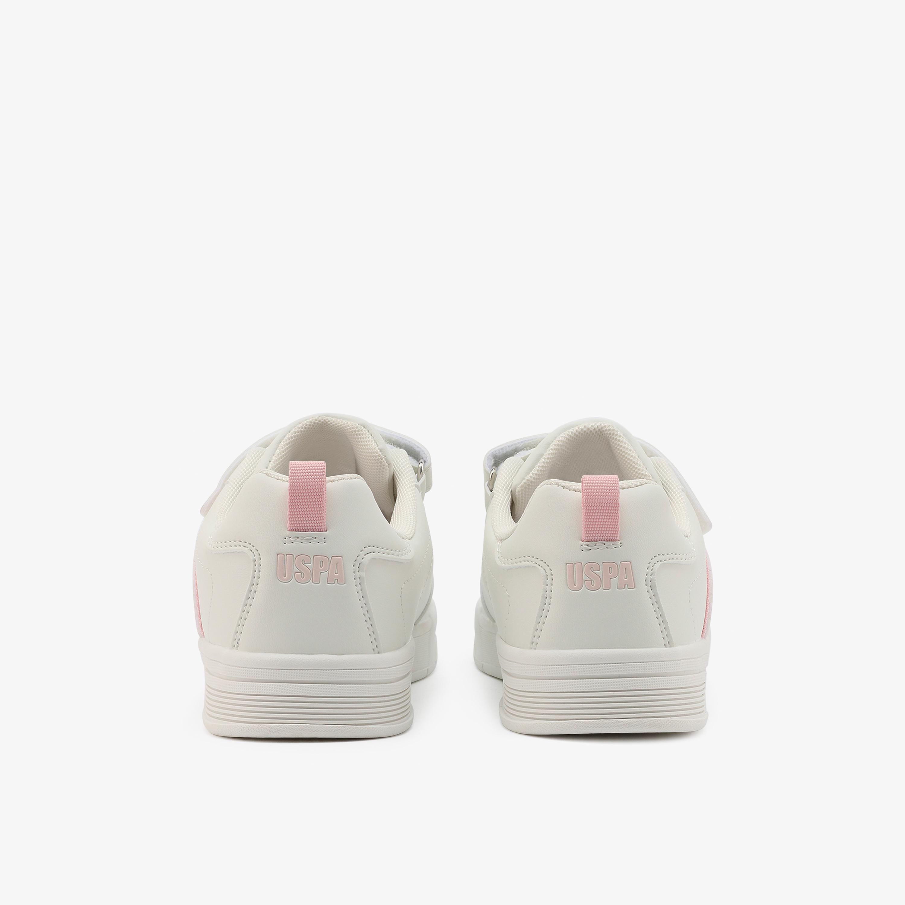 U.S. Polo Assn Girl's Hook & Loop Kena Sneakers | 6P-KENA-JR-GLB-6FX-GIRL-OD-girls-shoes-sneakers-image-5