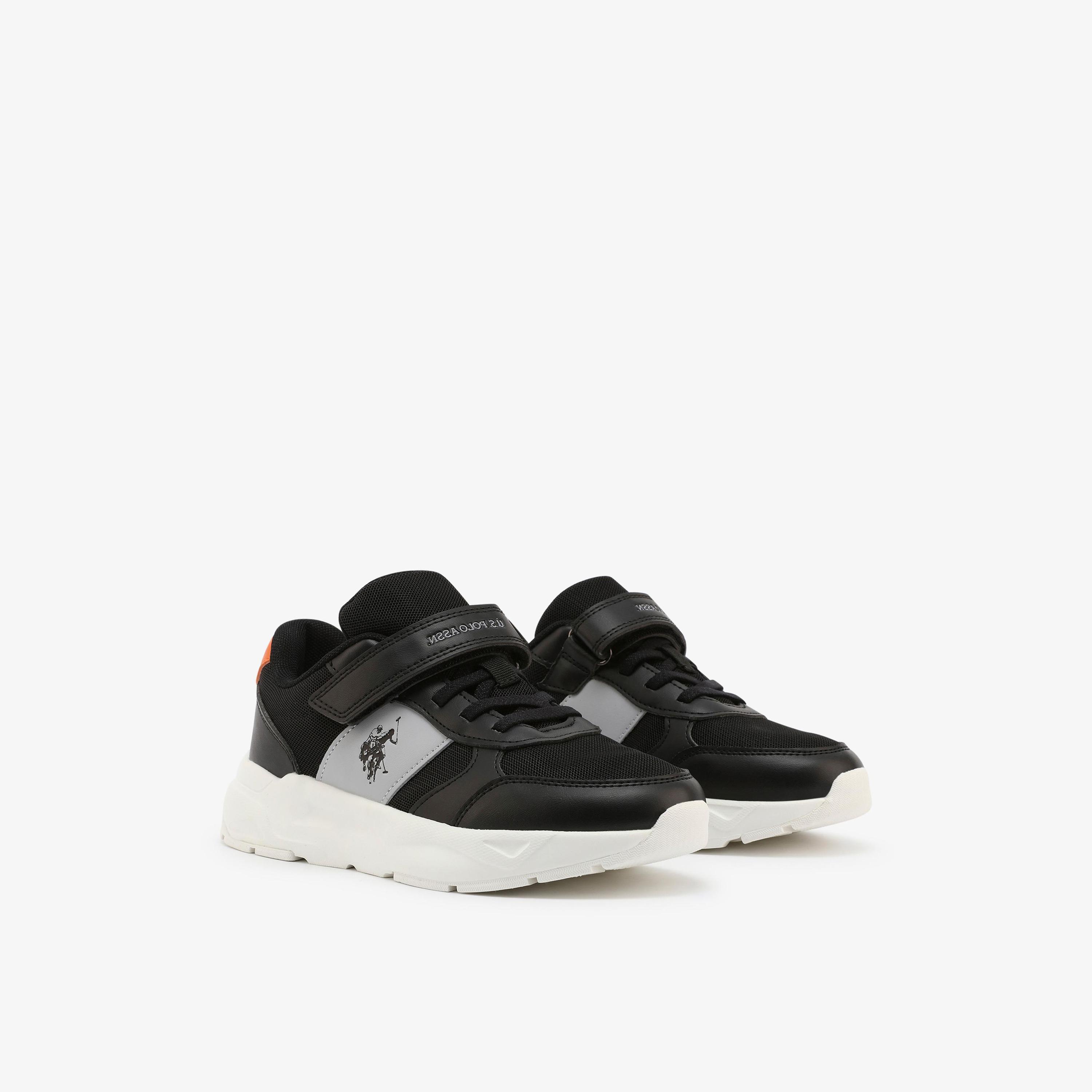 U.S. Polo Assn Boy's Hook & Loop Lorena Sneakers | 6P-LORENA-JR-GLB-6FX-BOY-OD-boys-shoes-sneakers-image-1