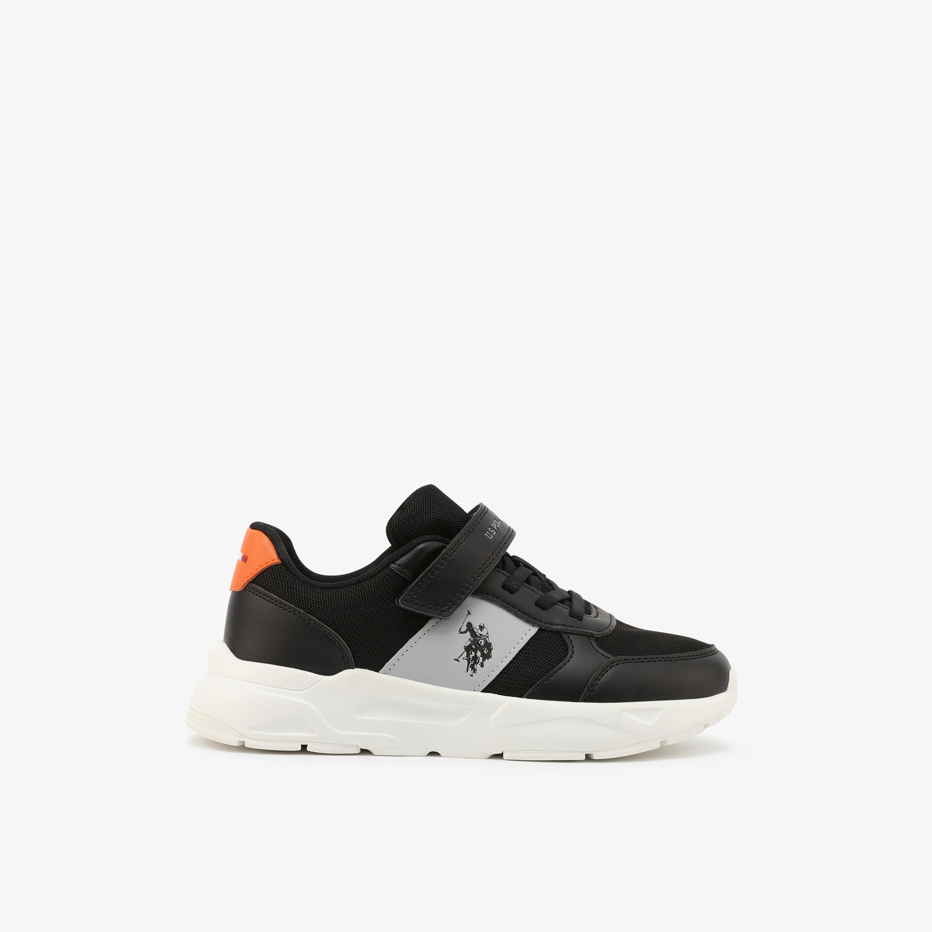 U.S. Polo Assn Boy's Hook & Loop Lorena Sneakers | 6P-LORENA-JR-GLB-6FX-BOY-OD-boys-shoes-sneakers-image-3