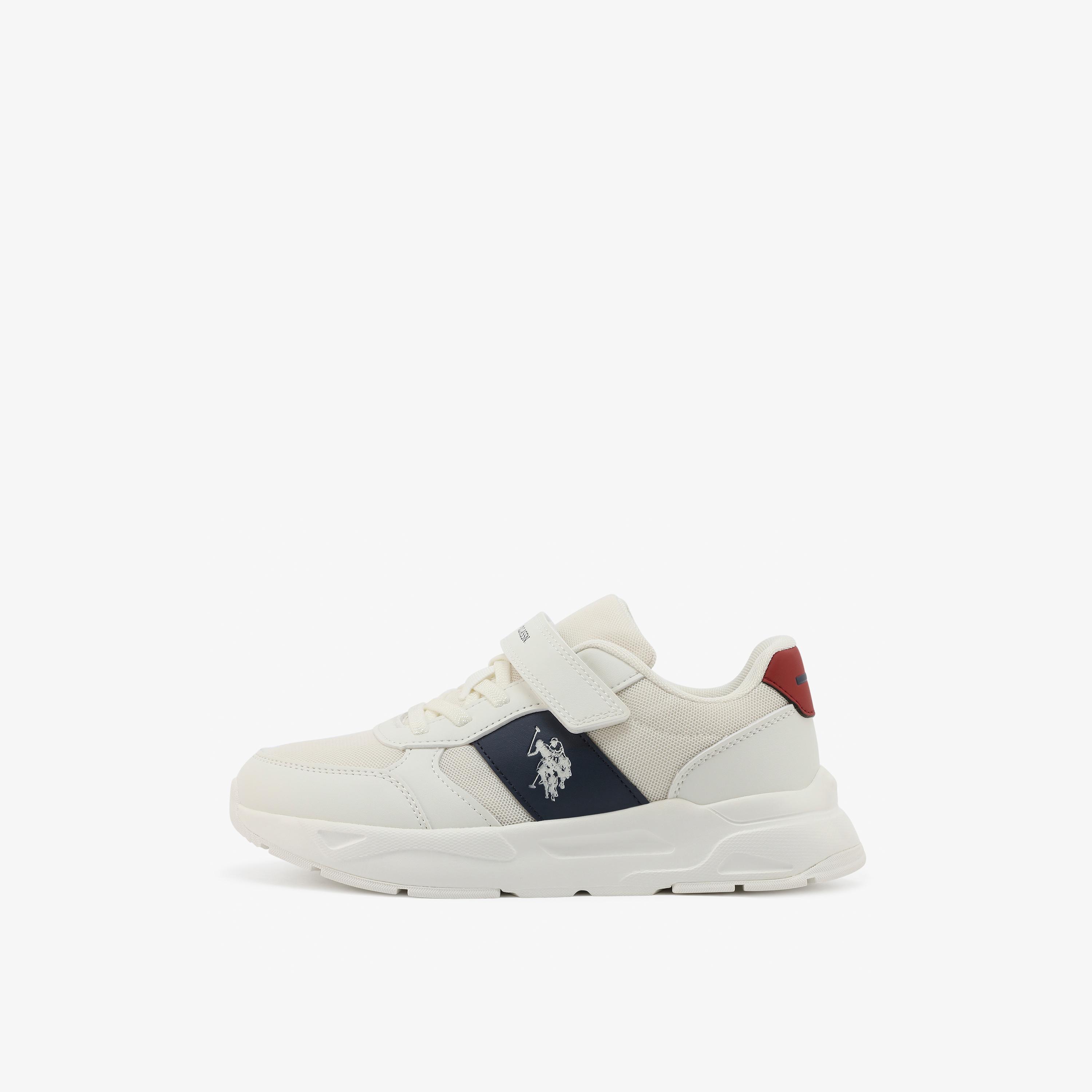 U.S. Polo Assn Boy's Hook & Loop Lorena Sneakers | 6P-LORENA-JR-GLB-6FX-BOY-OD-boys-shoes-sneakers-image-2