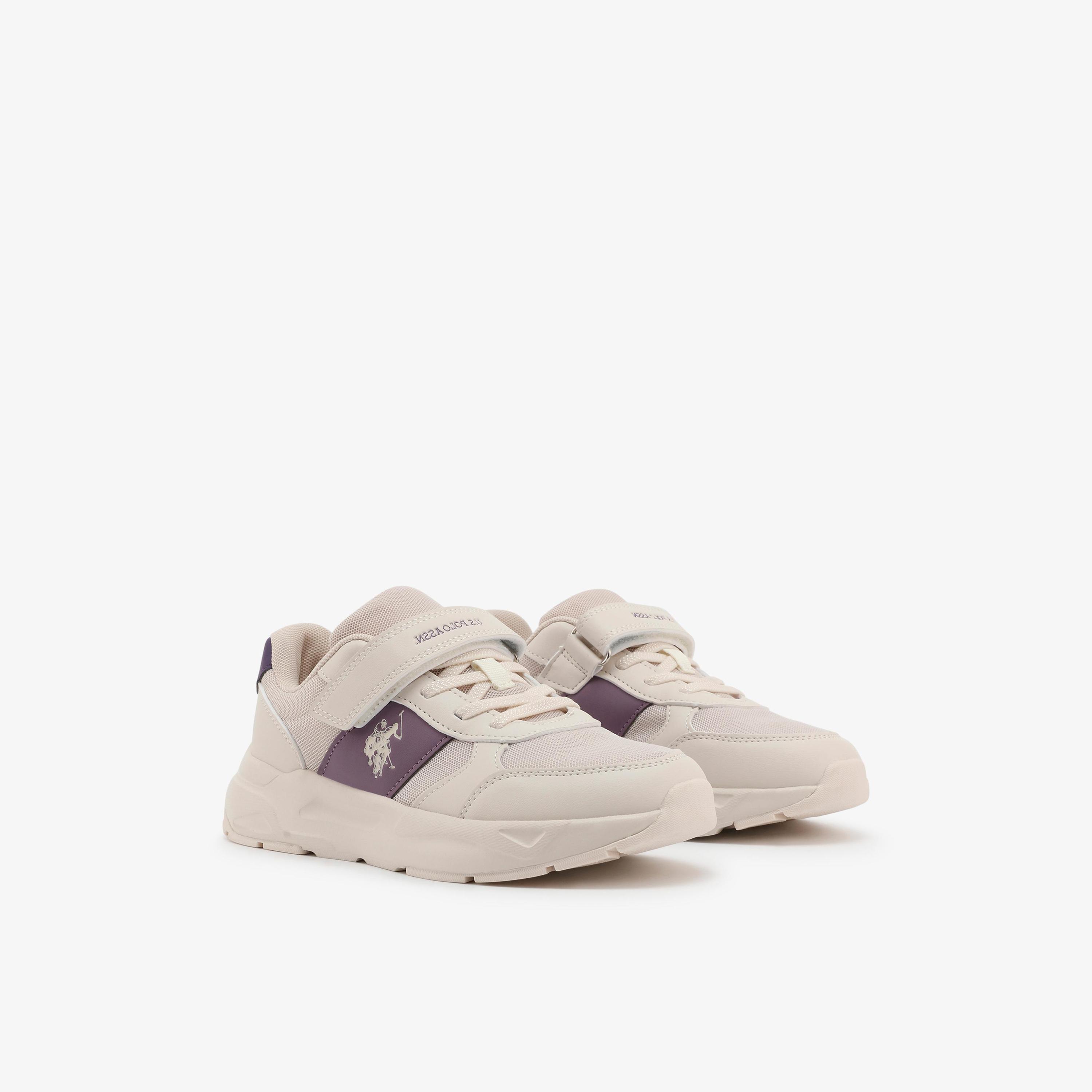 يو اس بولو اسن - حذاء رياضي لورينا للبنات بإبزيم لاصق | 6P-LORENA-JR-GLB-6FX-GIRL-OD-girls-shoes-sneakers-image-1