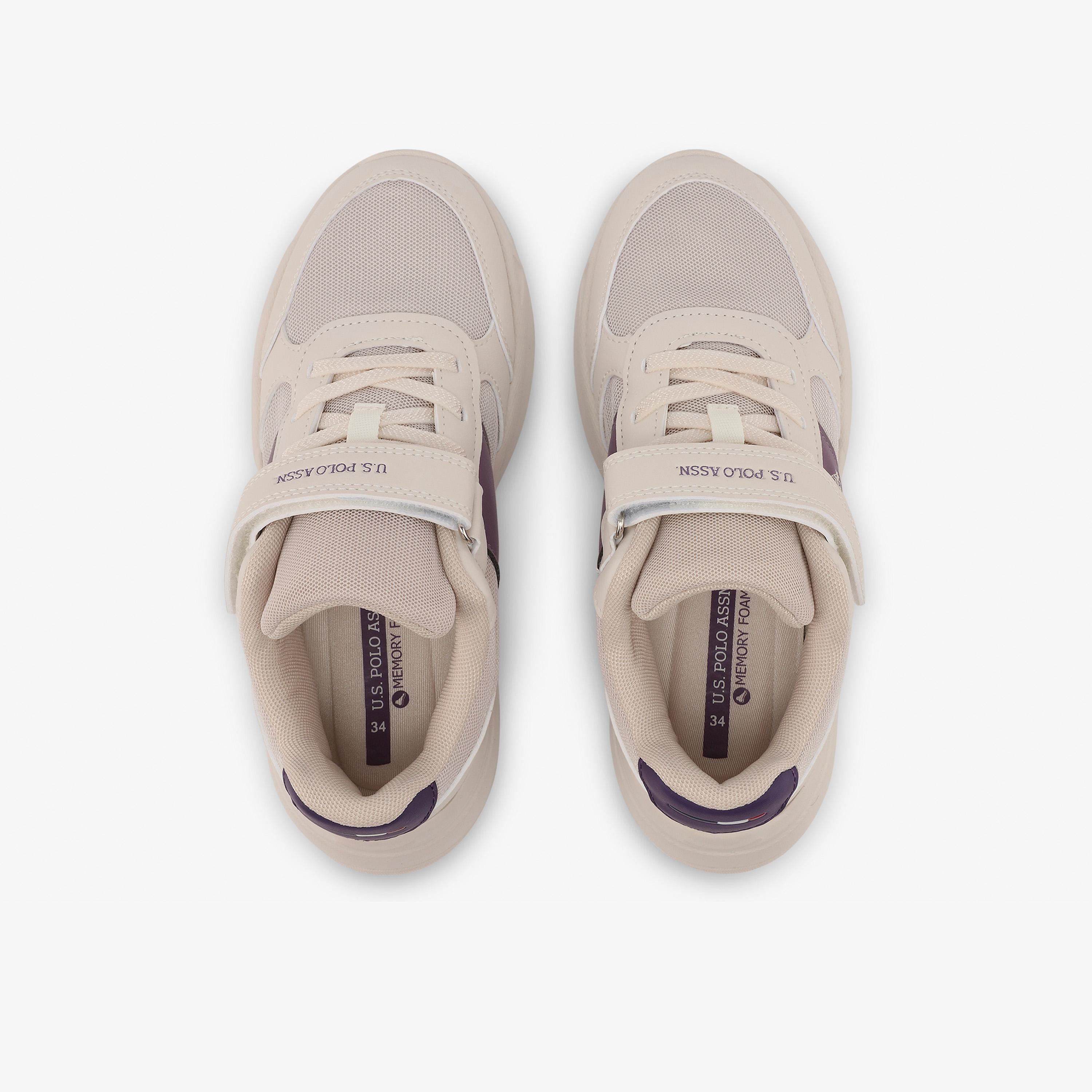يو اس بولو اسن - حذاء رياضي لورينا للبنات بإبزيم لاصق | 6P-LORENA-JR-GLB-6FX-GIRL-OD-girls-shoes-sneakers-image-4