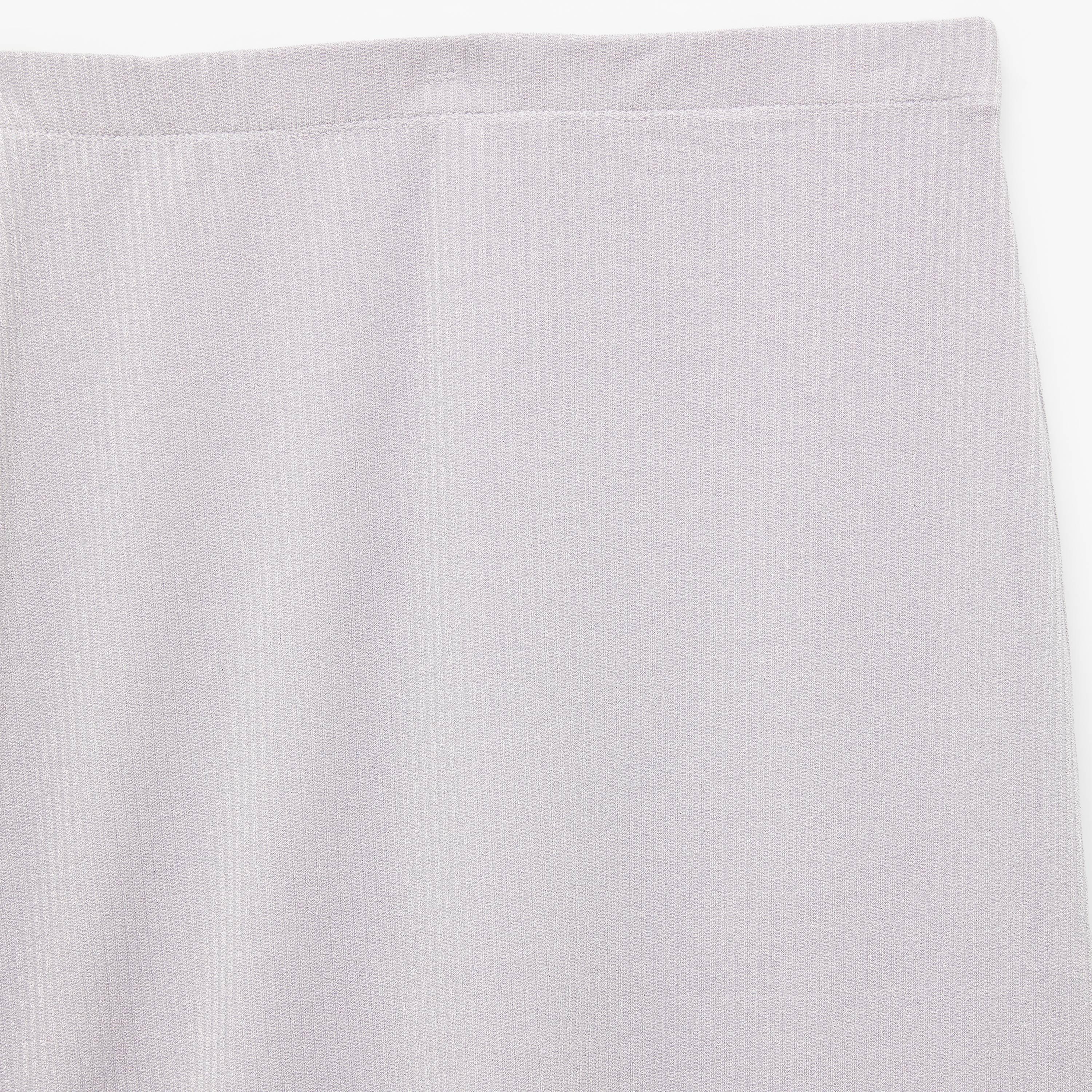 KOTON Textured Pencil Women's Maxi Skirt-women-clothing-bottoms-skirts-image-6