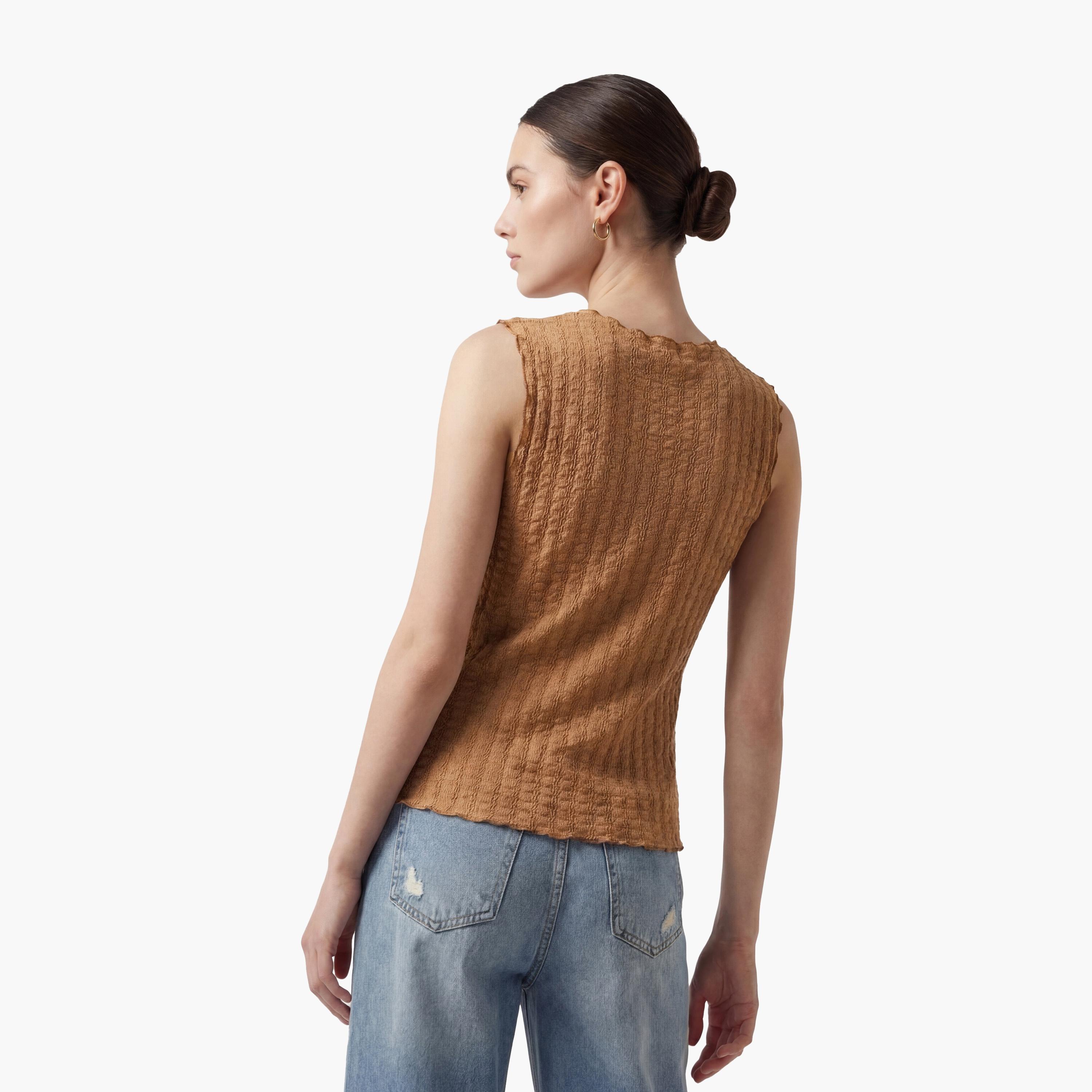 بلوزة نسائية مجعدة من كوتون-women-clothing-shirtsandblouses-blouses-image-4