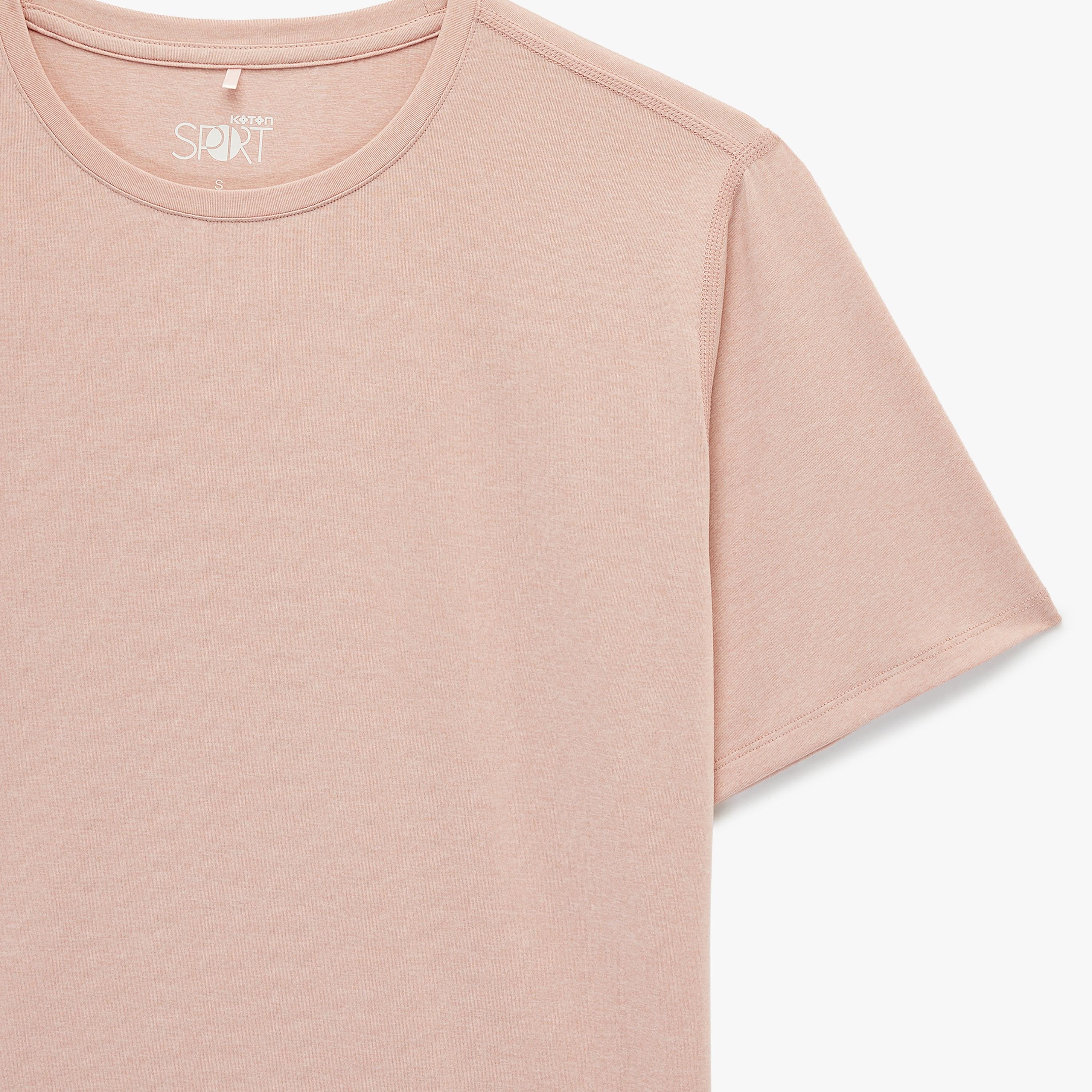 KOTON Pink Women's T-Shirt-women-clothing-tshirts-image-5