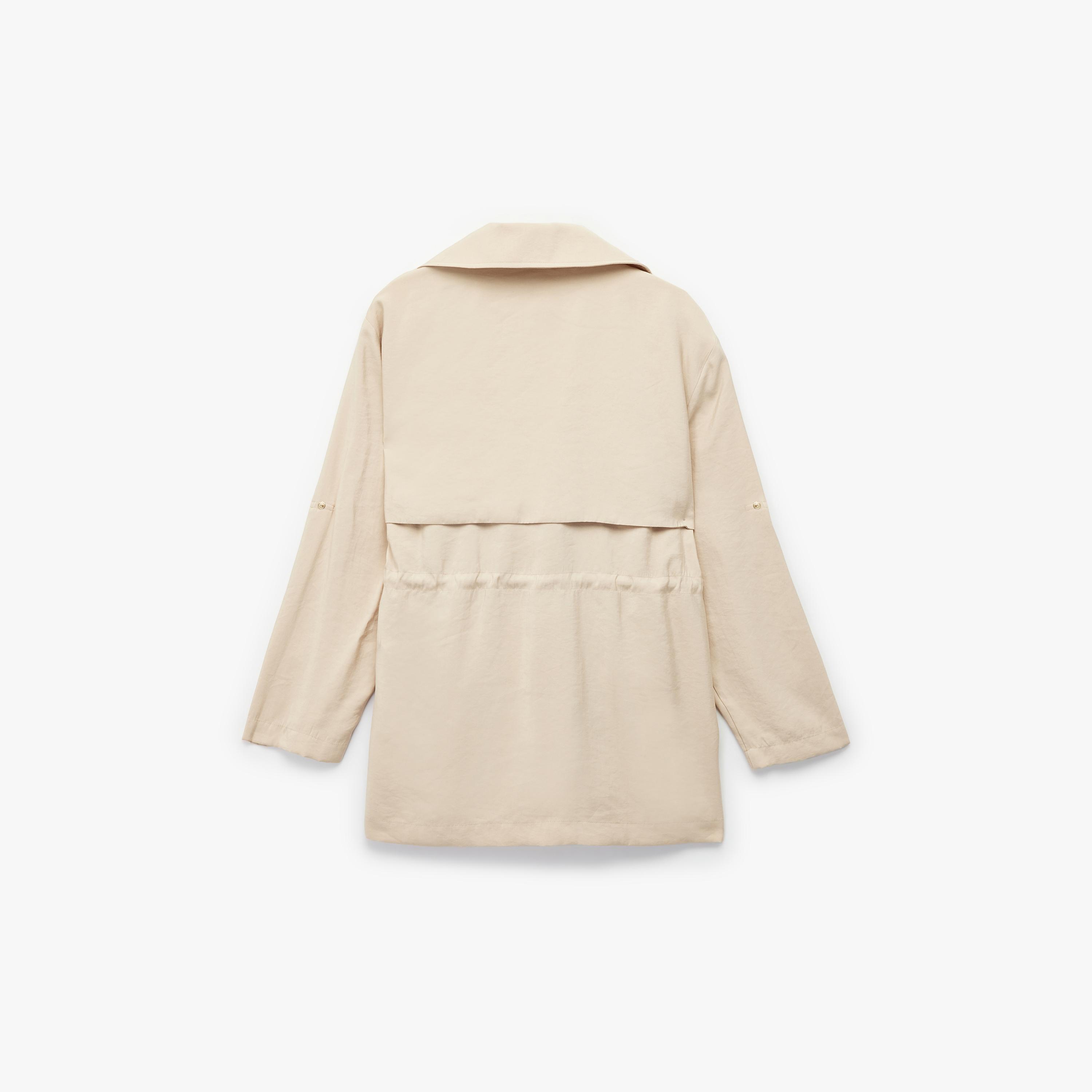 KOTON Lapel Collar Women's Jacket-women-winterwear-coatsandjackets-jackets-image-4
