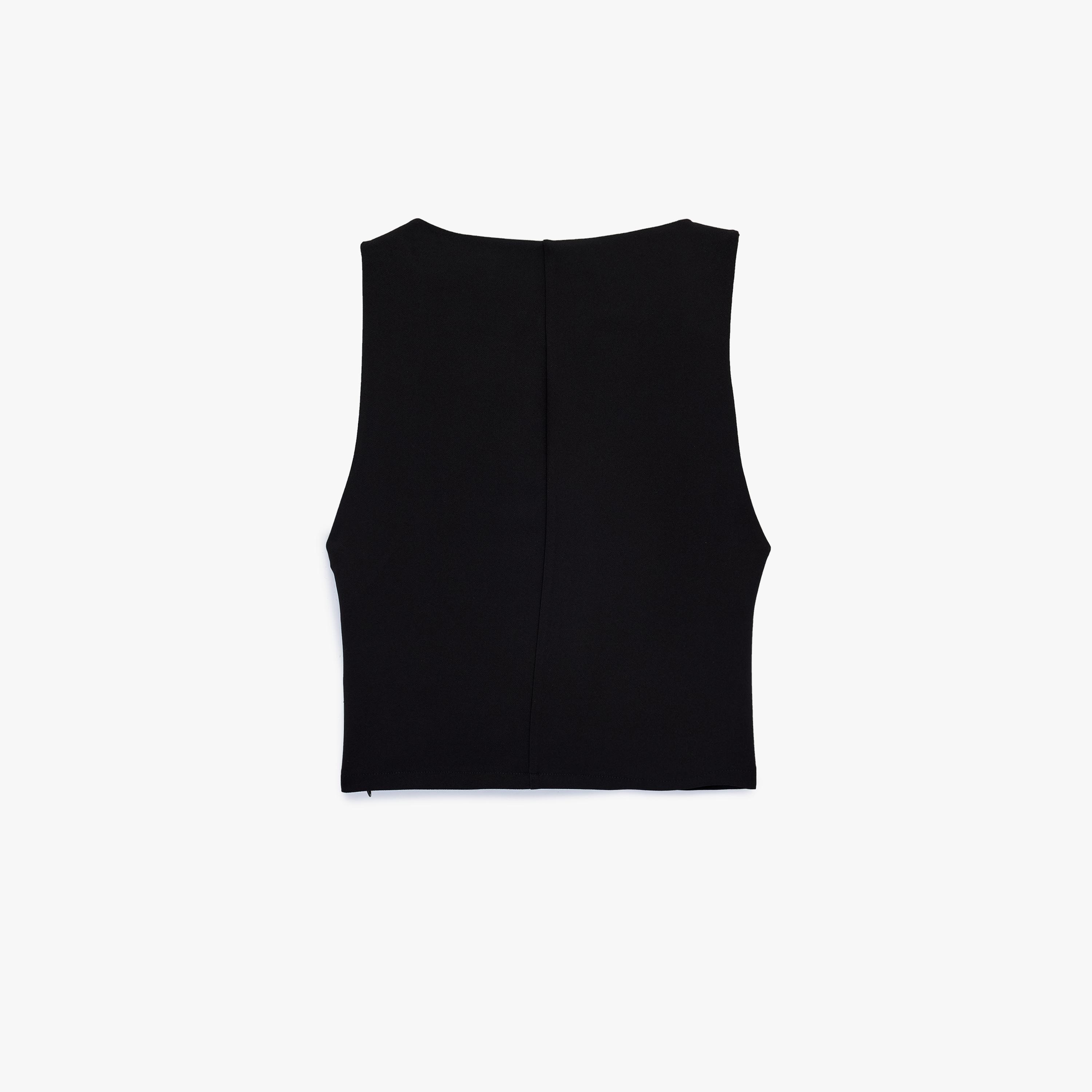 بلوزة نسائية سوداء من كوتون-women-clothing-shirtsandblouses-blouses-image-4