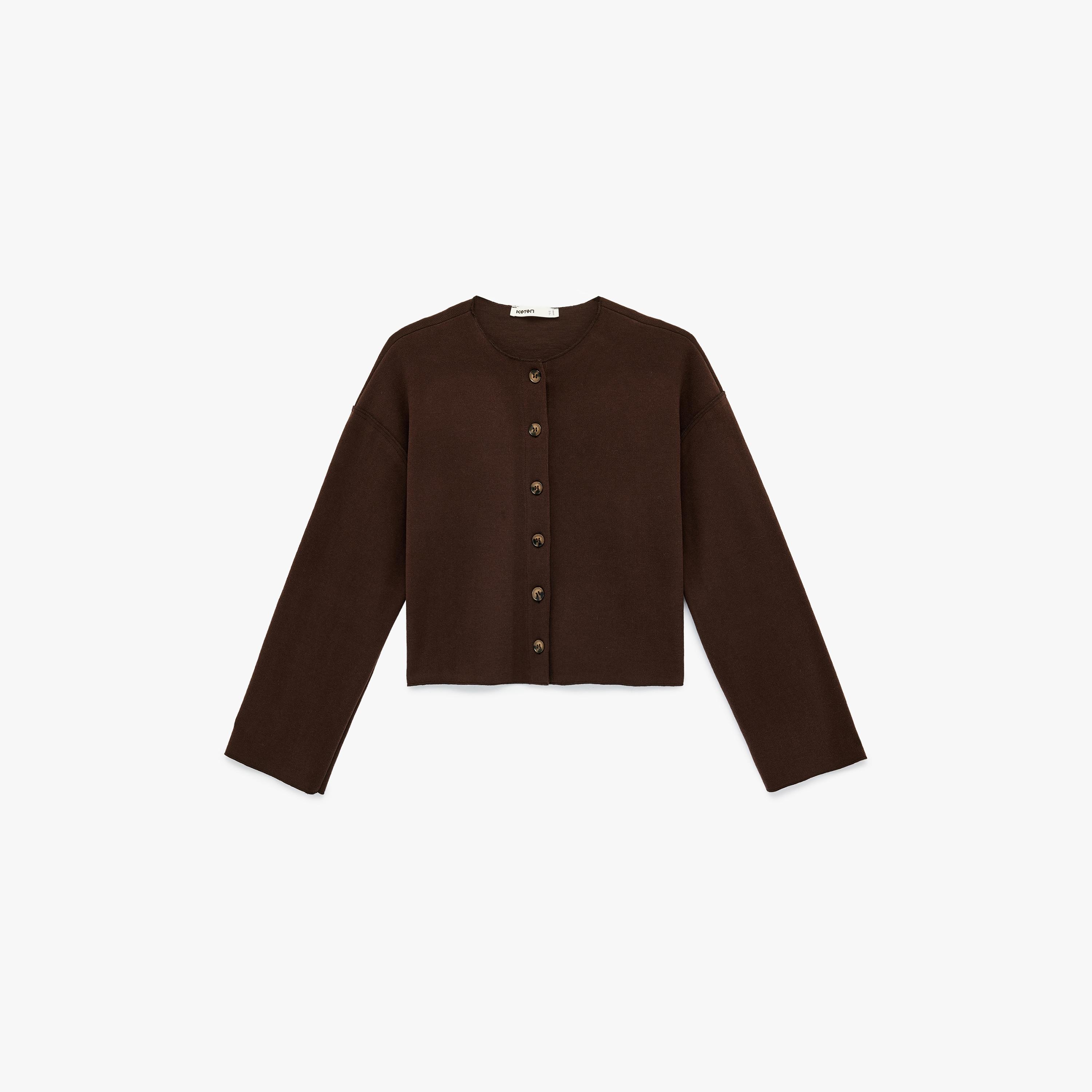 KOTON Women's Cardigan-women-winterwear-cardigansandjumpers-cardigans-image-3