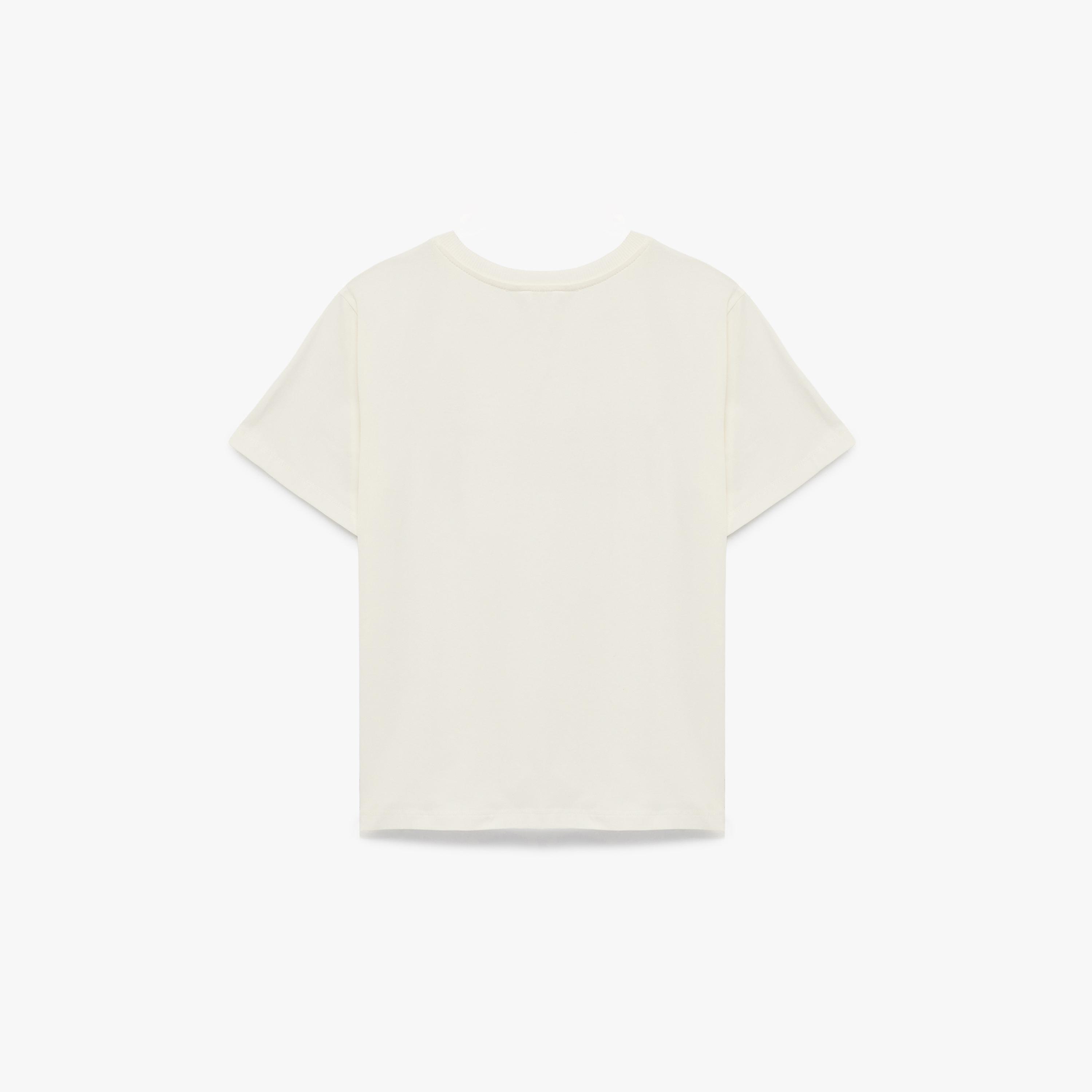 KOTON White Text-Print Women's T-Shirt-women-clothing-tshirts-image-4