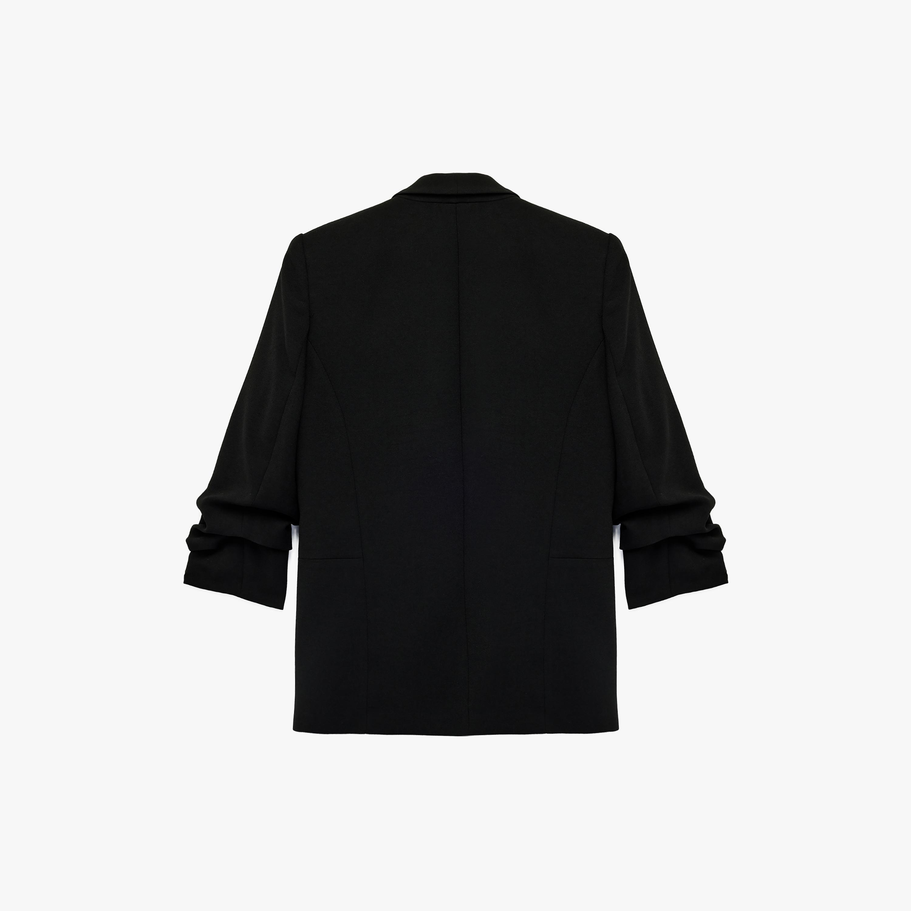 KOTON Shawl Lapel Women's Single Breasted Blazer-women-clothing-coatsandjackets-blazers-image-4