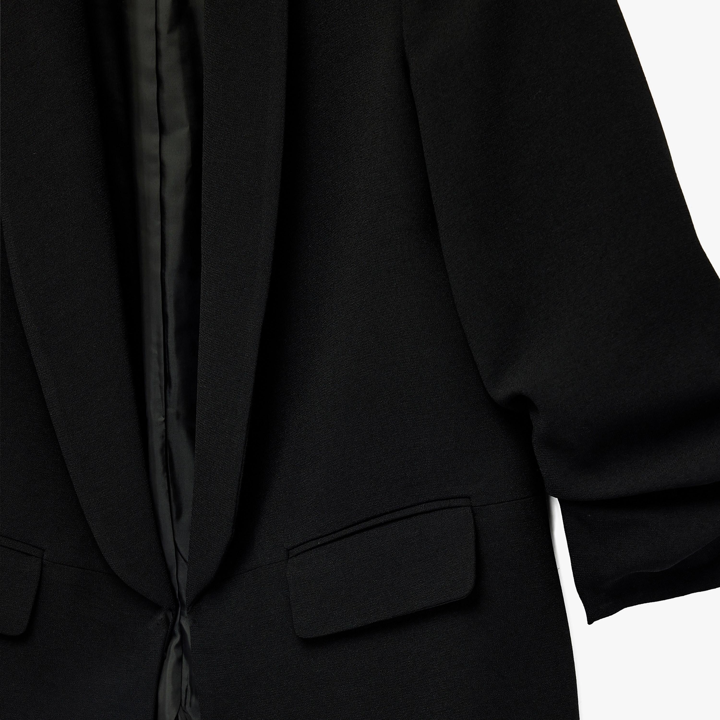 KOTON Shawl Lapel Women's Single Breasted Blazer-women-clothing-coatsandjackets-blazers-image-5