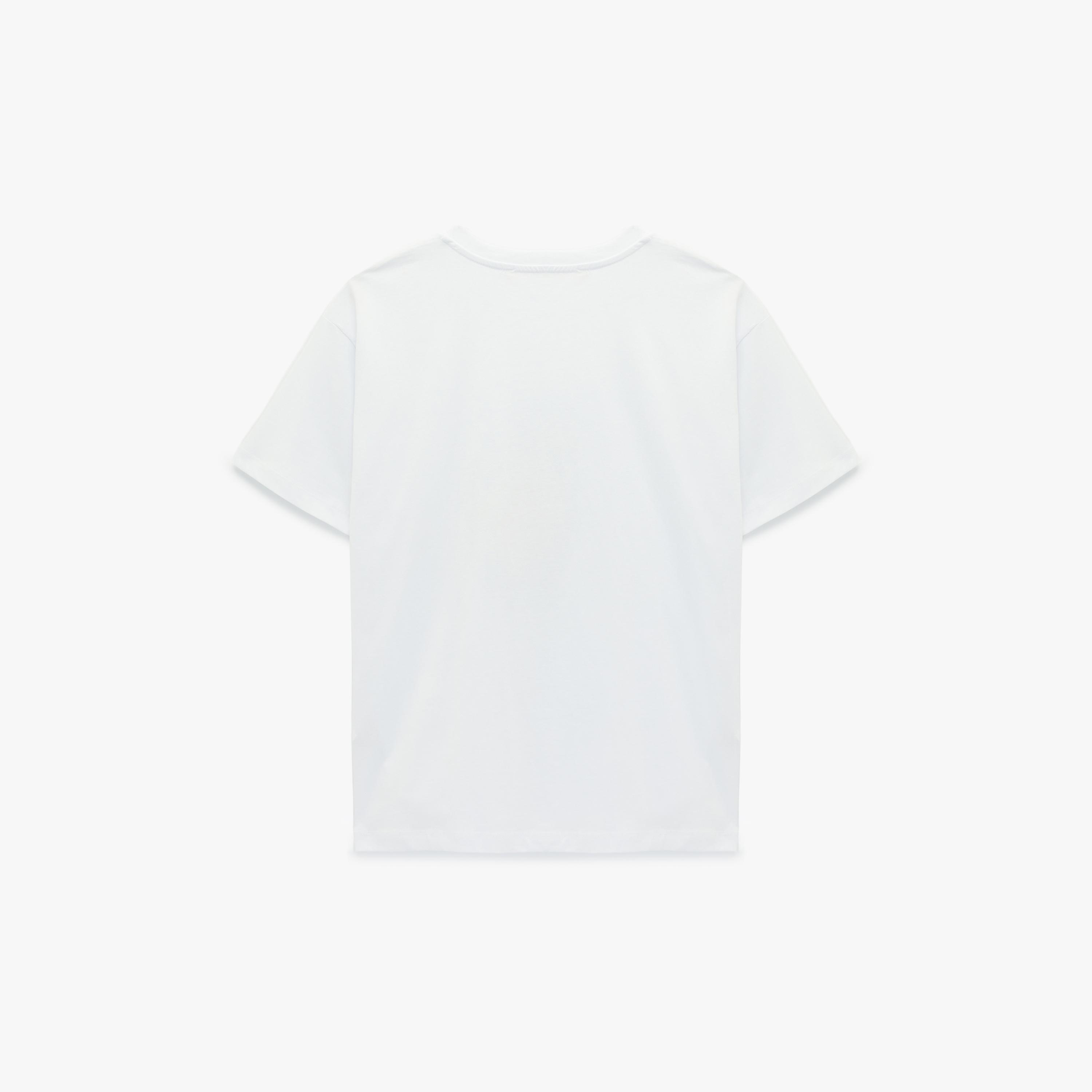 KOTON White Graphic Lemon Print Cotton Women's T-Shirt-women-clothing-tshirts-image-5