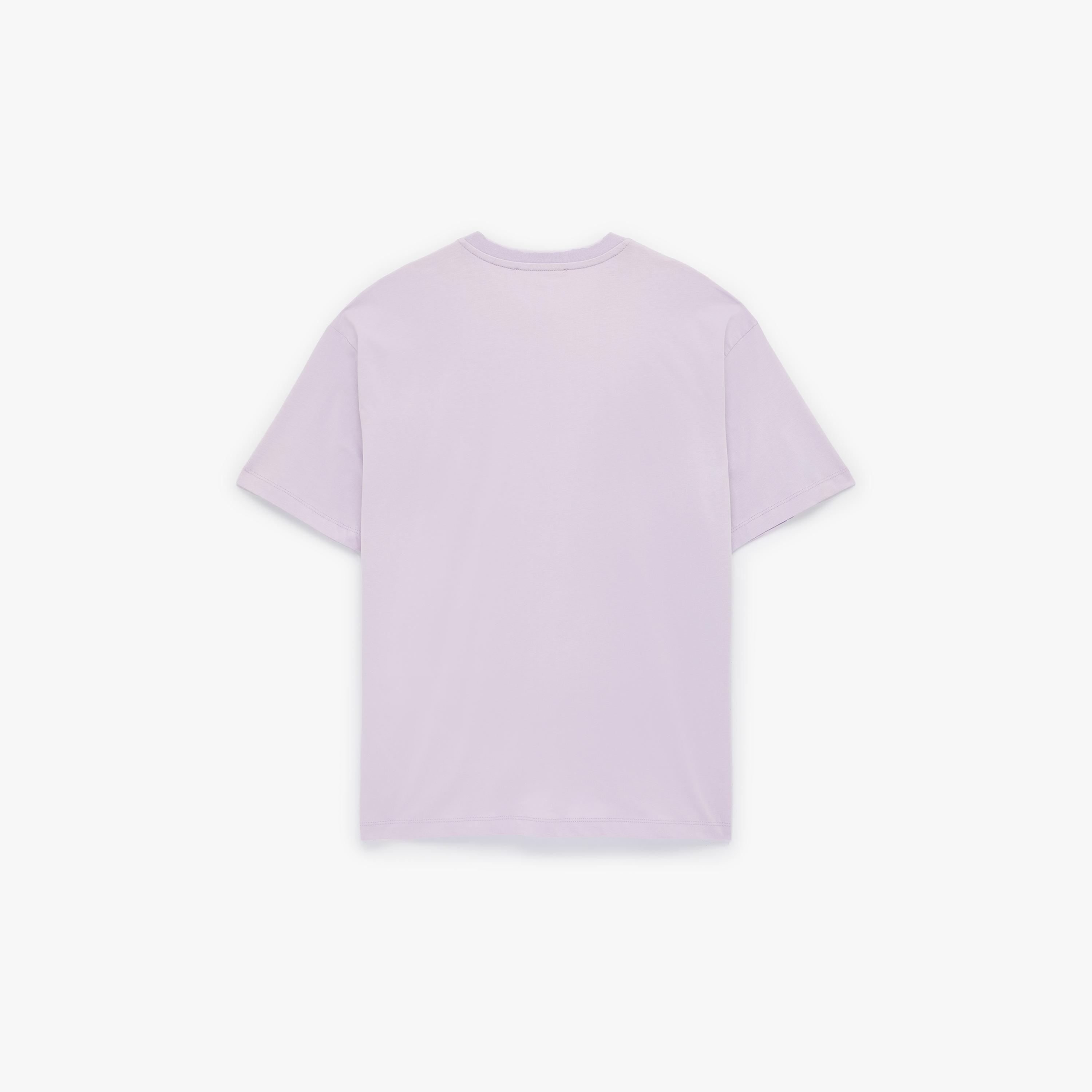 تيشيرت قطني نسائي بطبعة "غرافيك" لمنظر طبيعي بلون لافندر من كوتون-women-clothing-tshirts-image-4