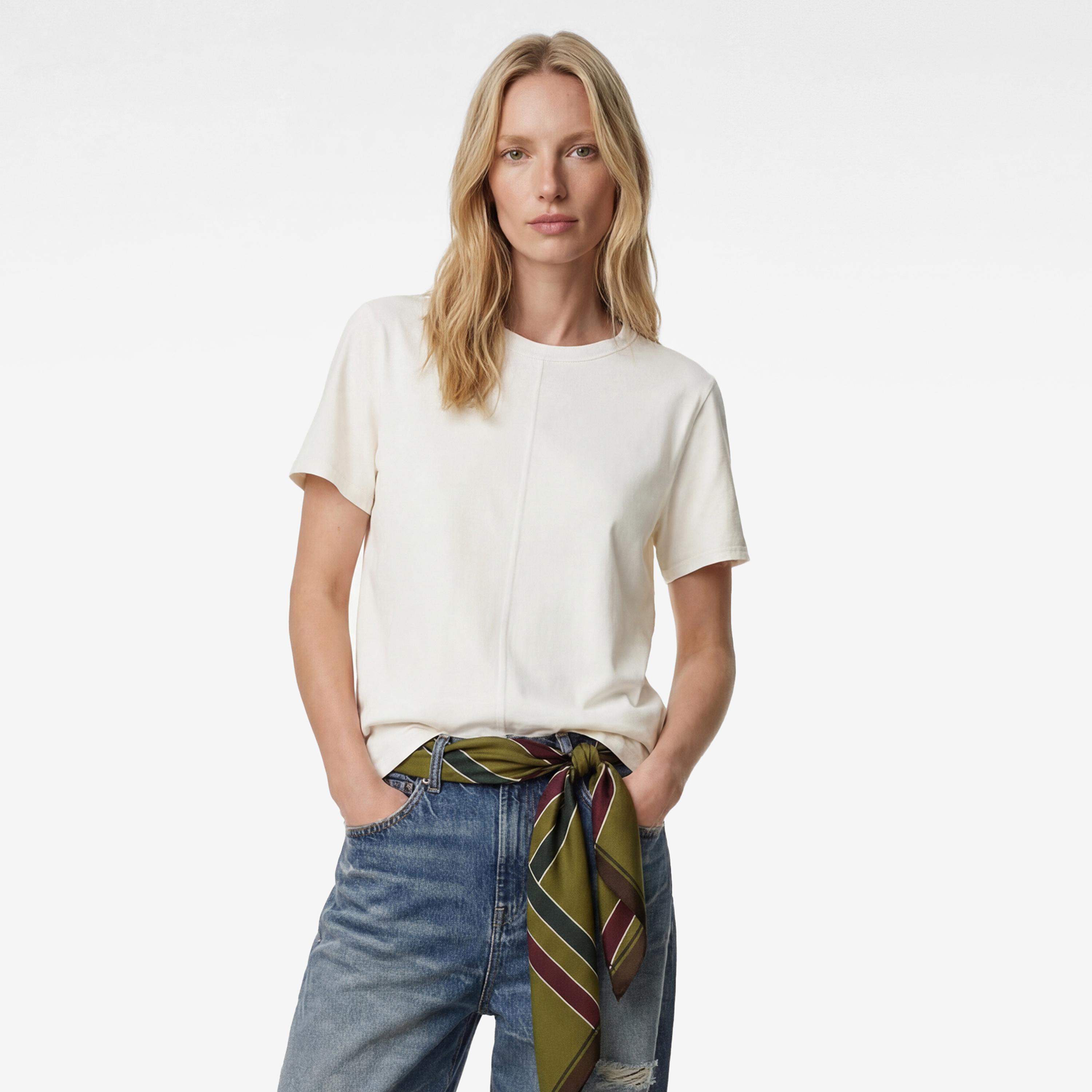 تي شيرت قطني نسائي من كوتون-women-clothing-tshirts-image-1