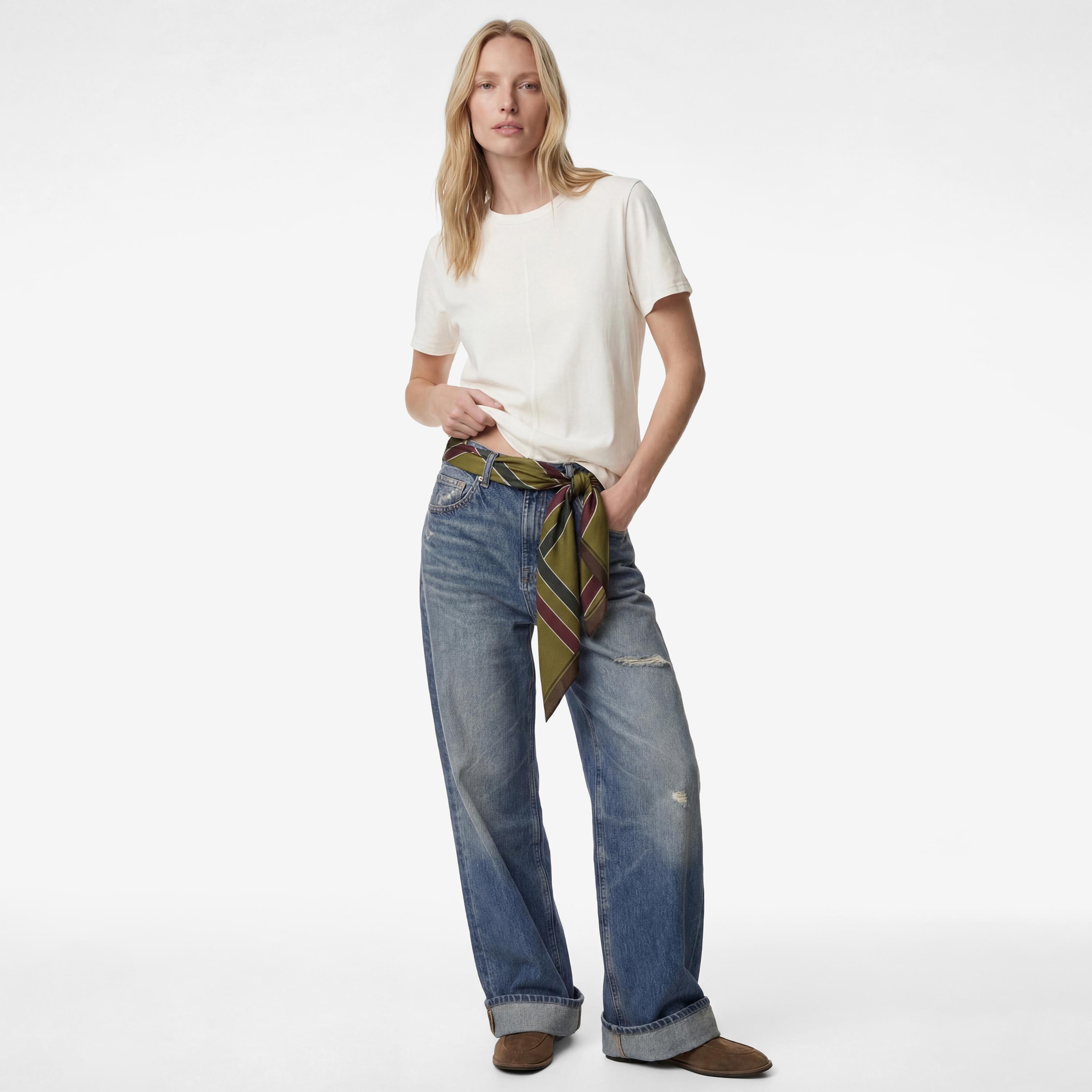 تي شيرت قطني نسائي من كوتون-women-clothing-tshirts-image-2