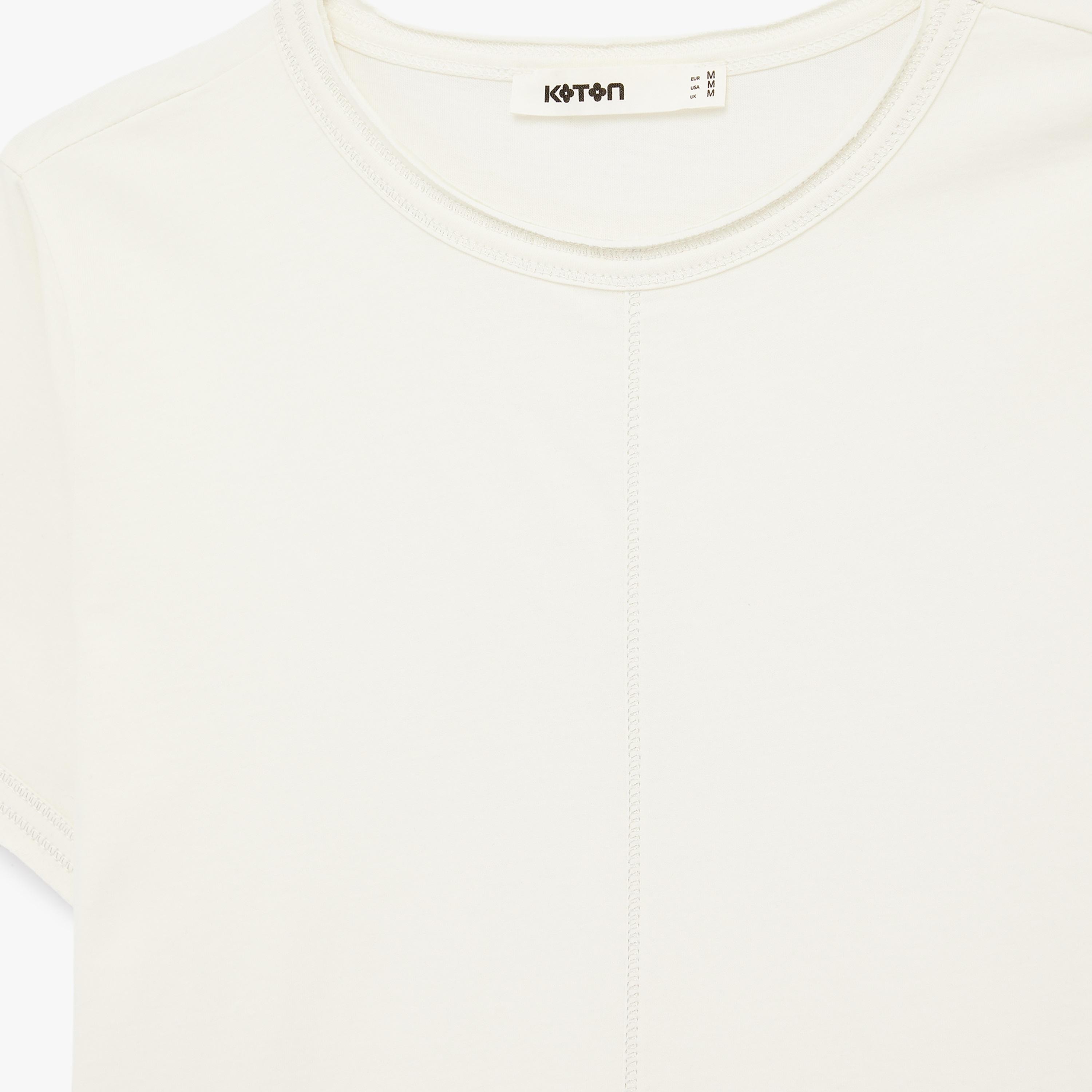 تي شيرت قطني نسائي من كوتون-women-clothing-tshirts-image-5