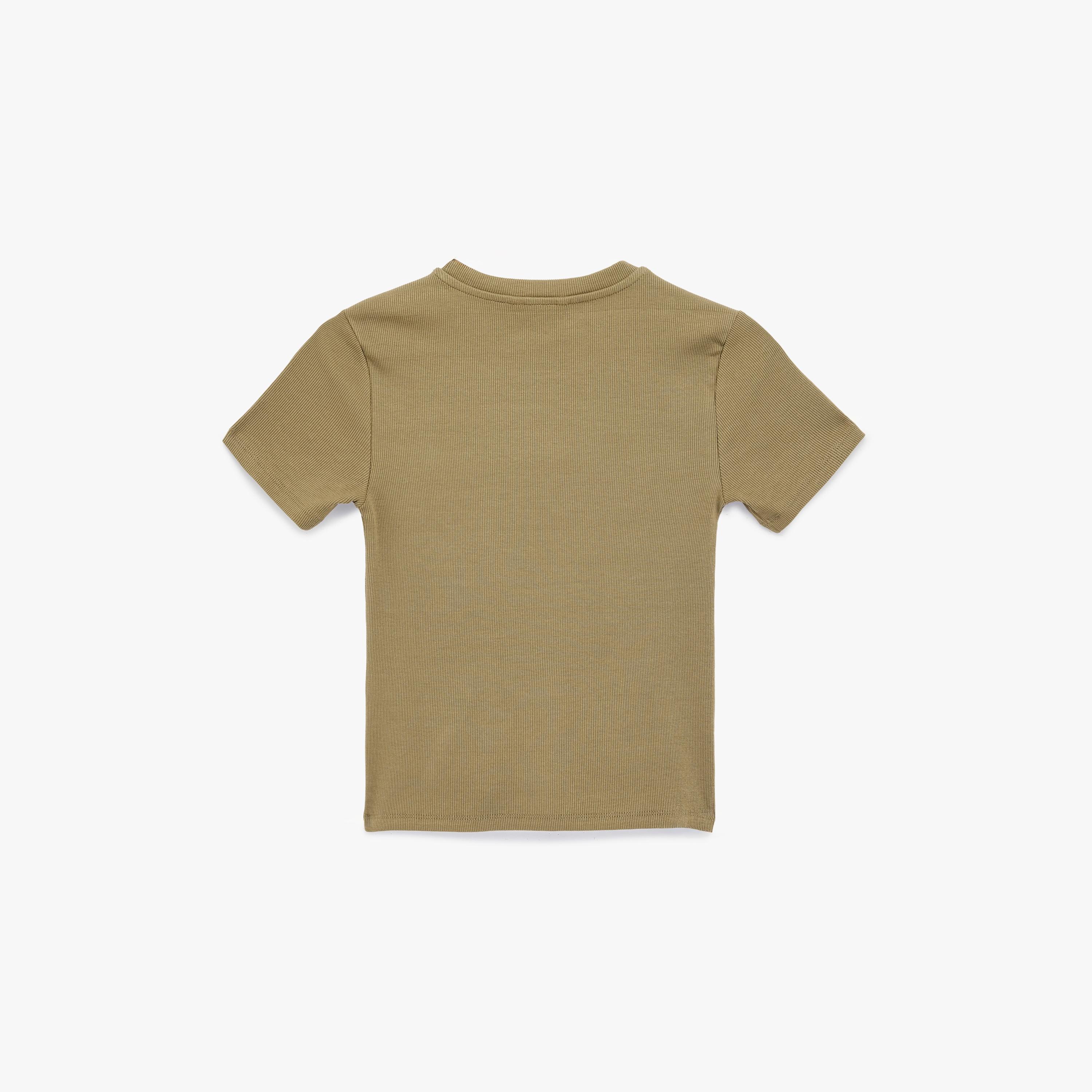 KOTON Textured Women's T-Shirt-women-clothing-tshirts-image-5