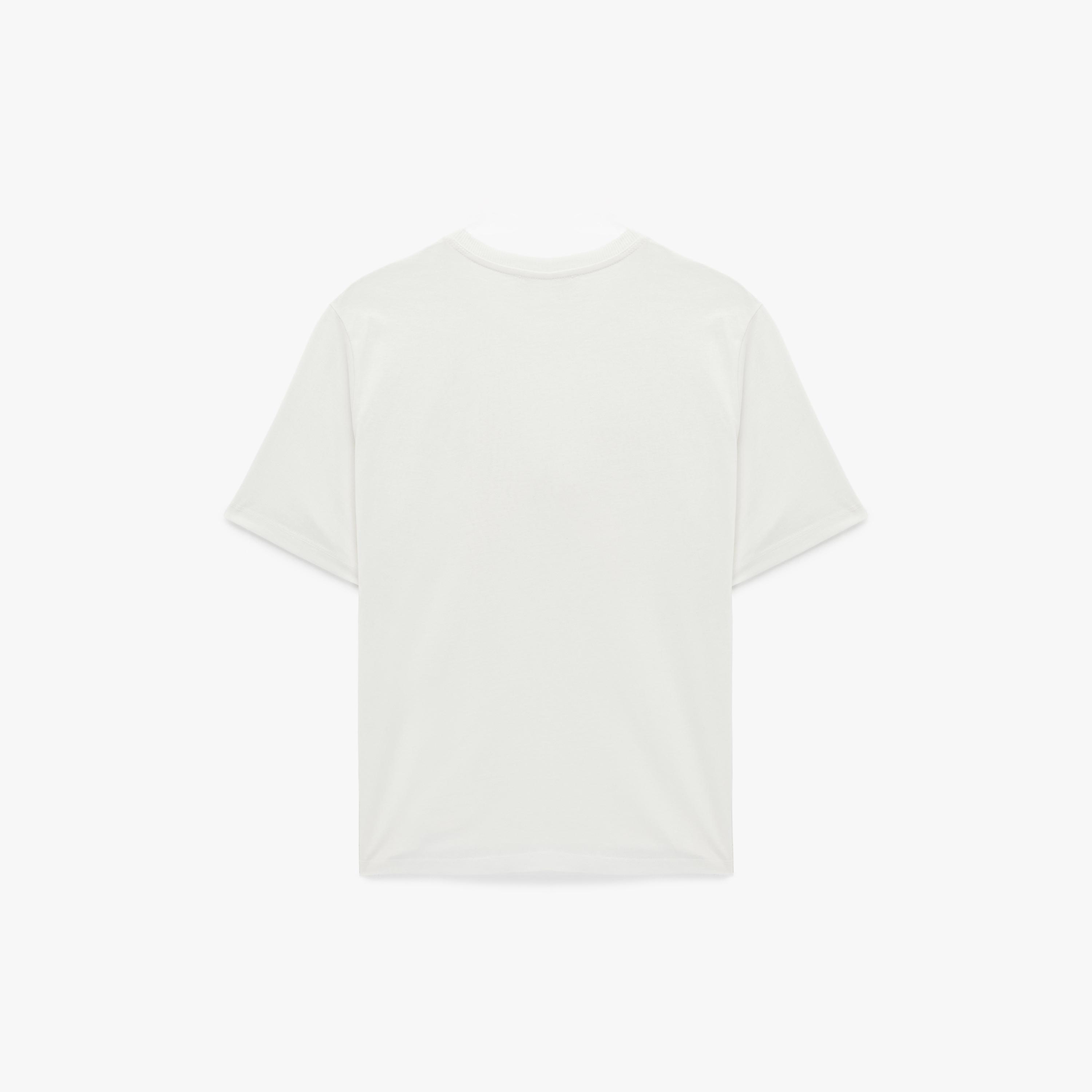 KOTON White 3D Bow Cotton Women's T-Shirt-women-clothing-tshirts-image-4