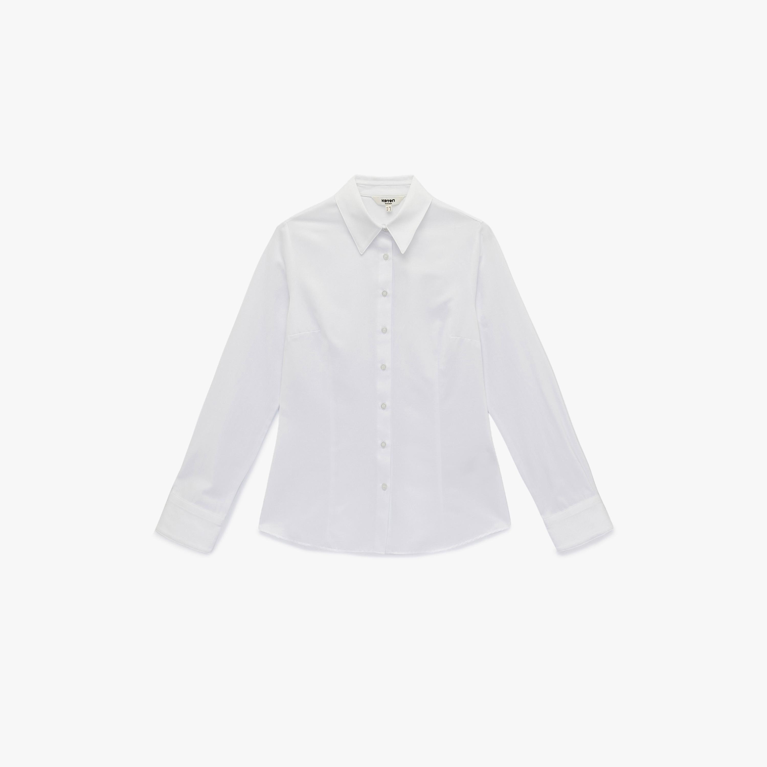 قميص نسائي بياقة بيضاء من كوتون-women-clothing-shirtsandblouses-shirts-image-3