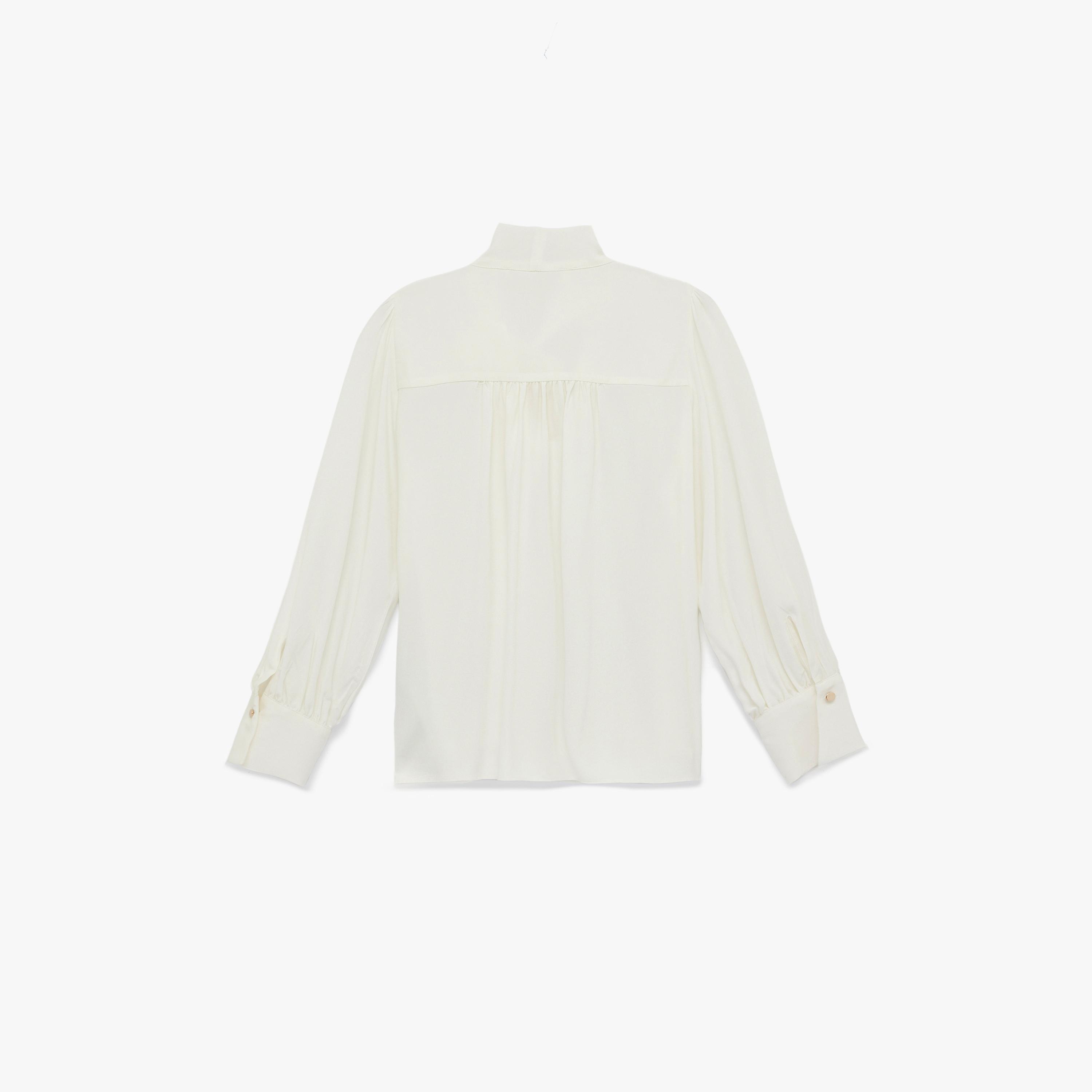 بلوزة نسائية بياقة "تاي-أب" تربط برباط بلون أبيض من كوتون-women-clothing-shirtsandblouses-blouses-image-4