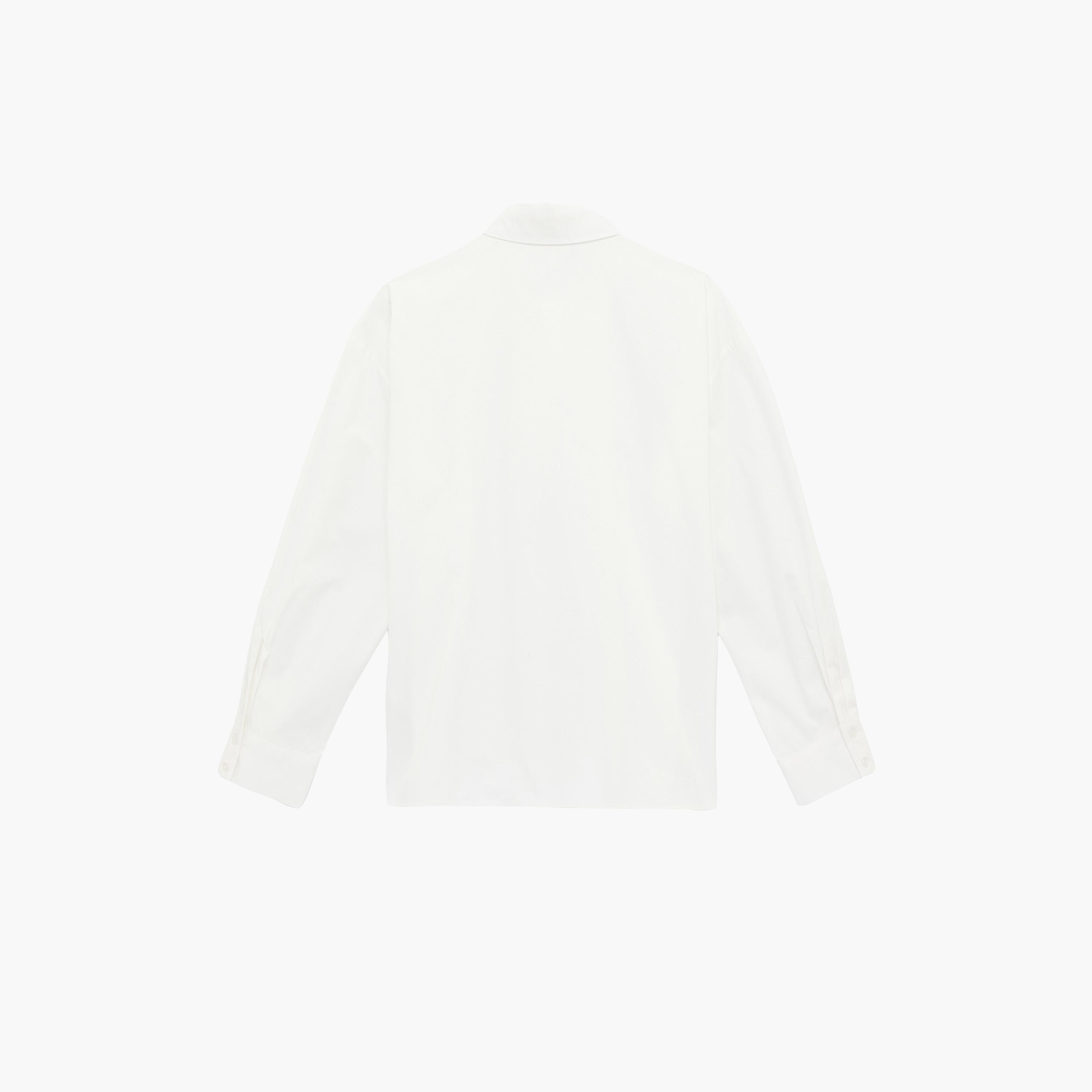 KOTON Light Blue Cotton Collared Women's Shirt-women-clothing-shirtsandblouses-shirts-image-7