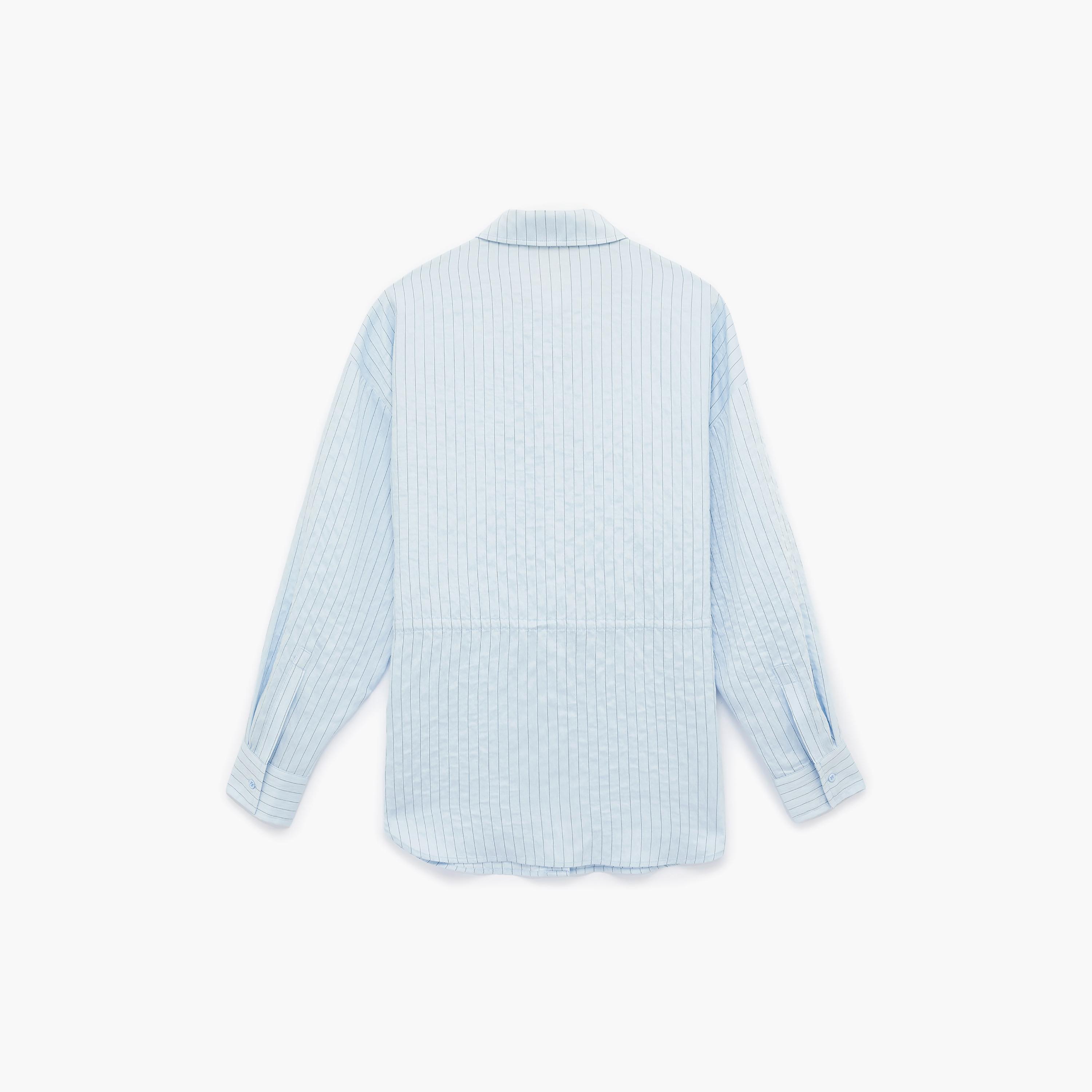 قميص نسائي مخطط باللون الأزرق من كوتون-women-clothing-shirtsandblouses-shirts-image-7
