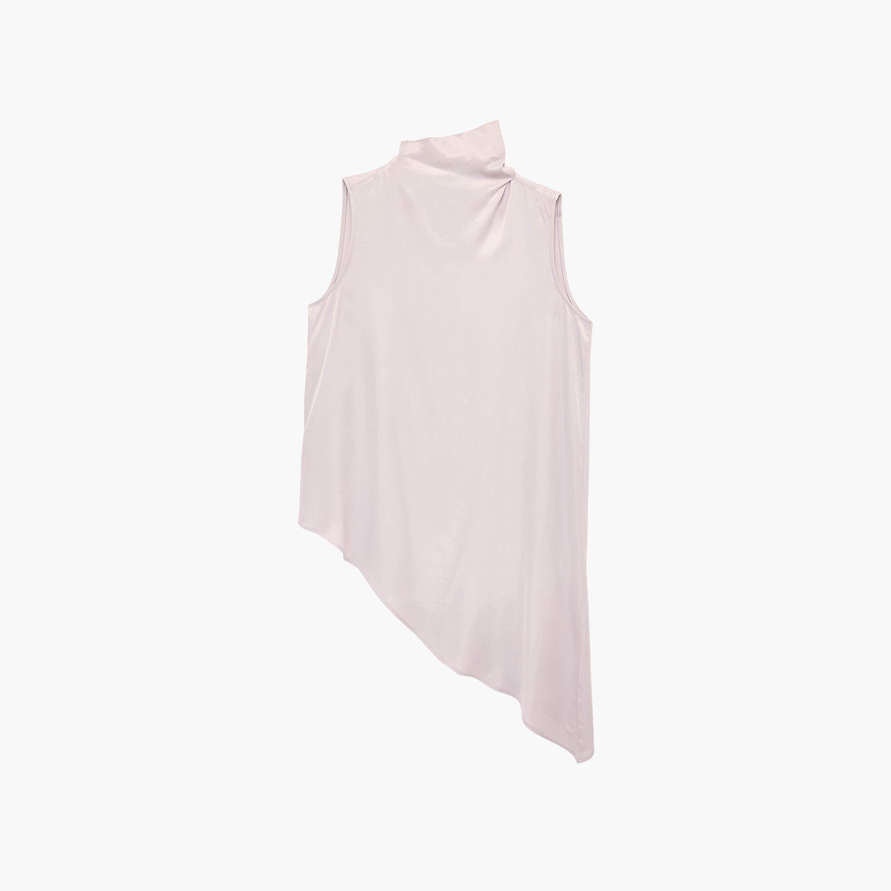 بلوزة نسائية بياقة "هاي نيك" عالية من كوتون-women-clothing-shirtsandblouses-blouses-image-6
