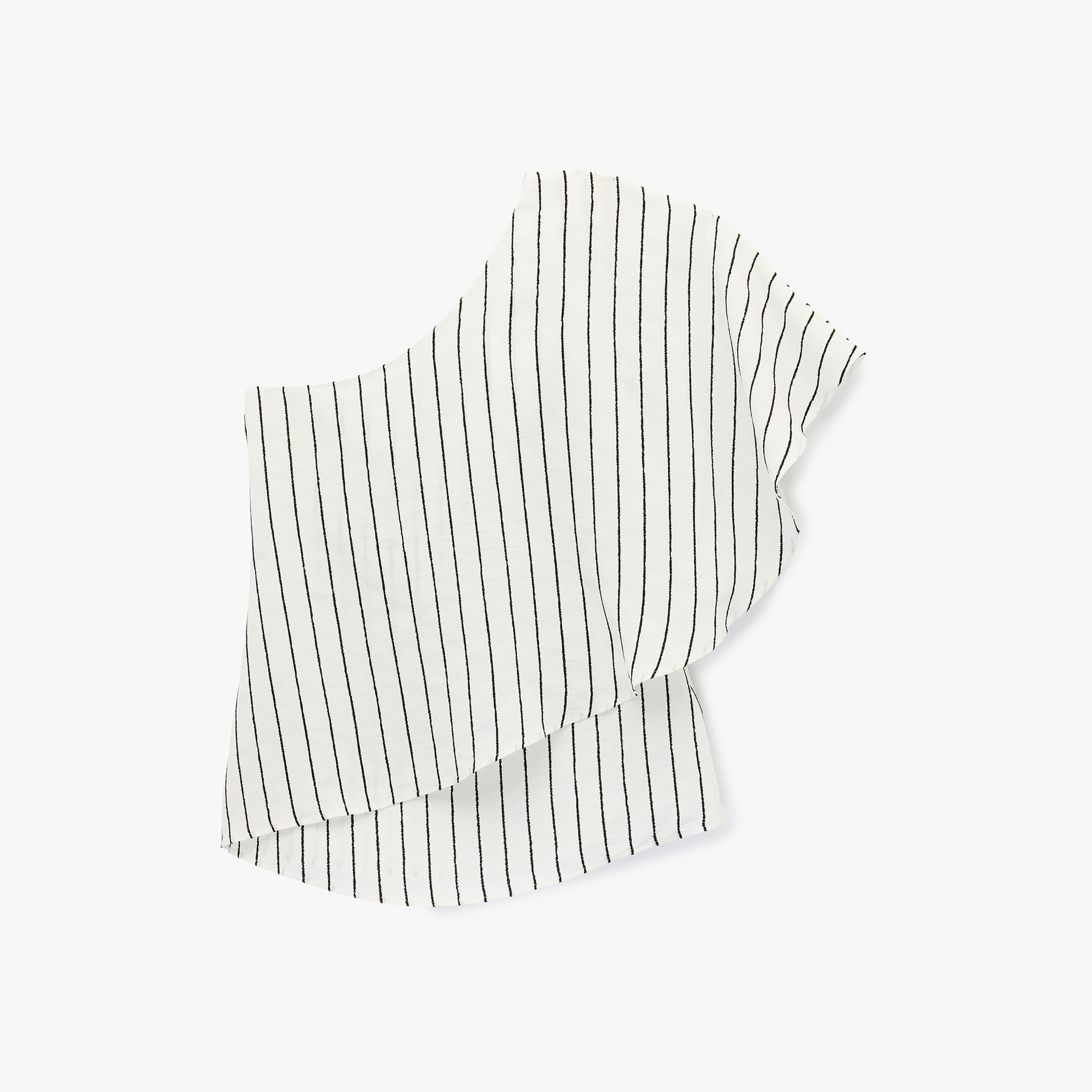 KOTON White Striped One-Shoulder Women's Top-women-clothing-shirtsandblouses-blouses-image-3