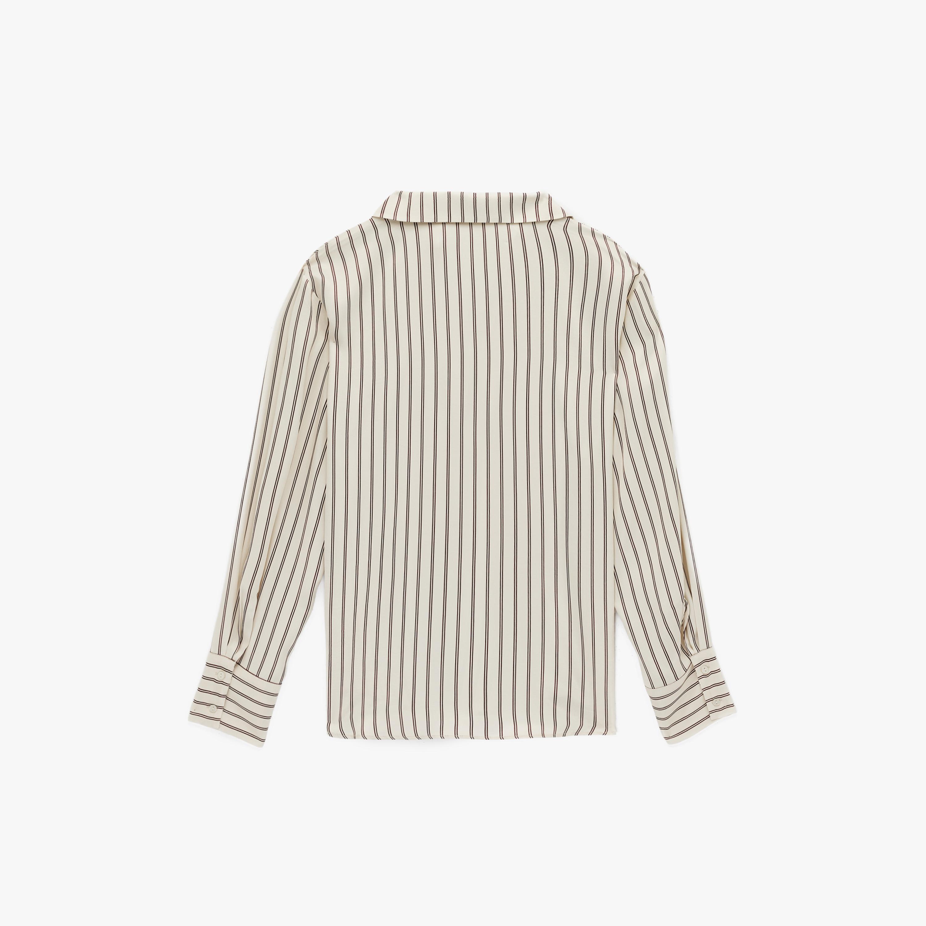 KOTON Striped Collared Women's Shirt-women-clothing-shirtsandblouses-shirts-image-4