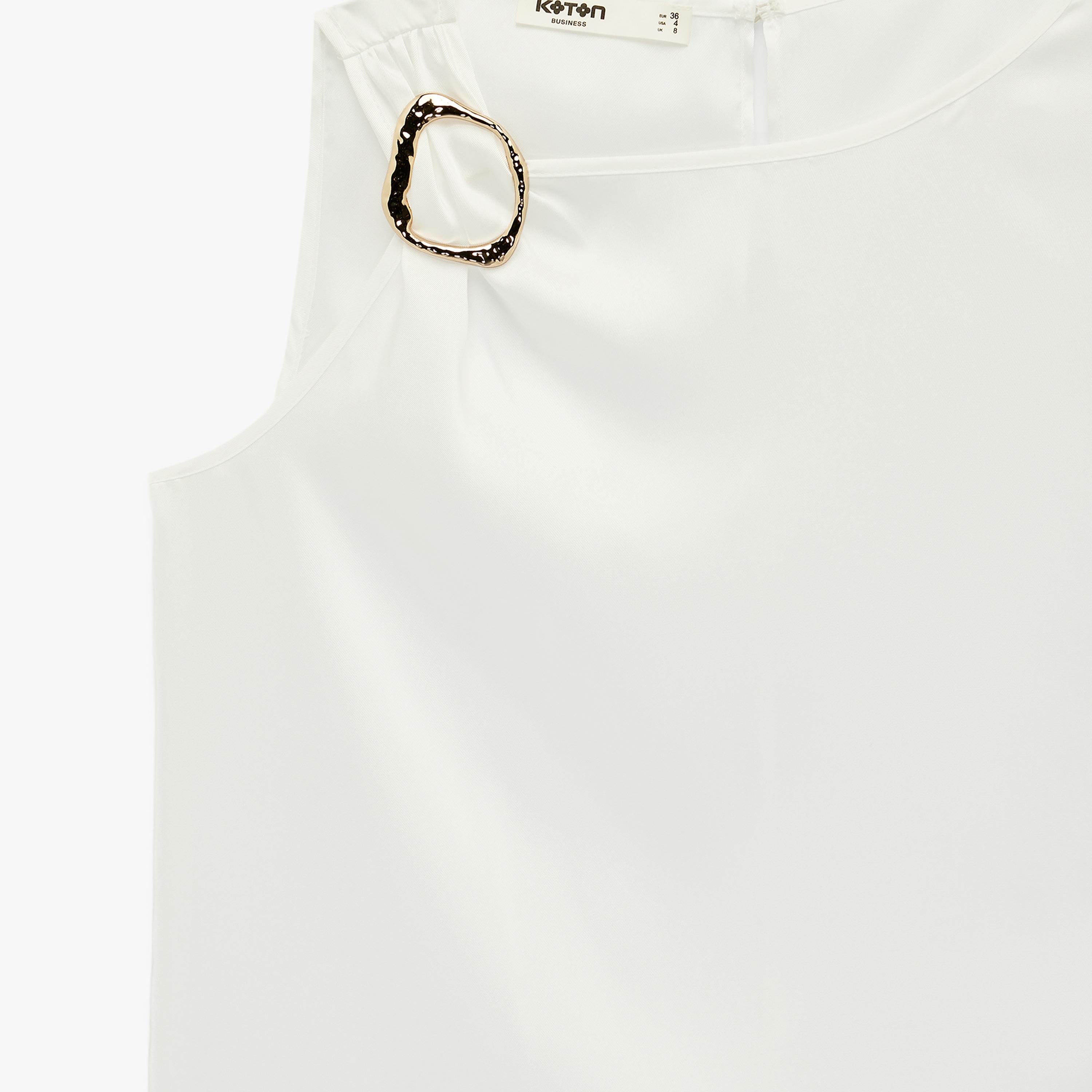 KOTON White Women's Top-women-clothing-shirtsandblouses-blouses-image-5