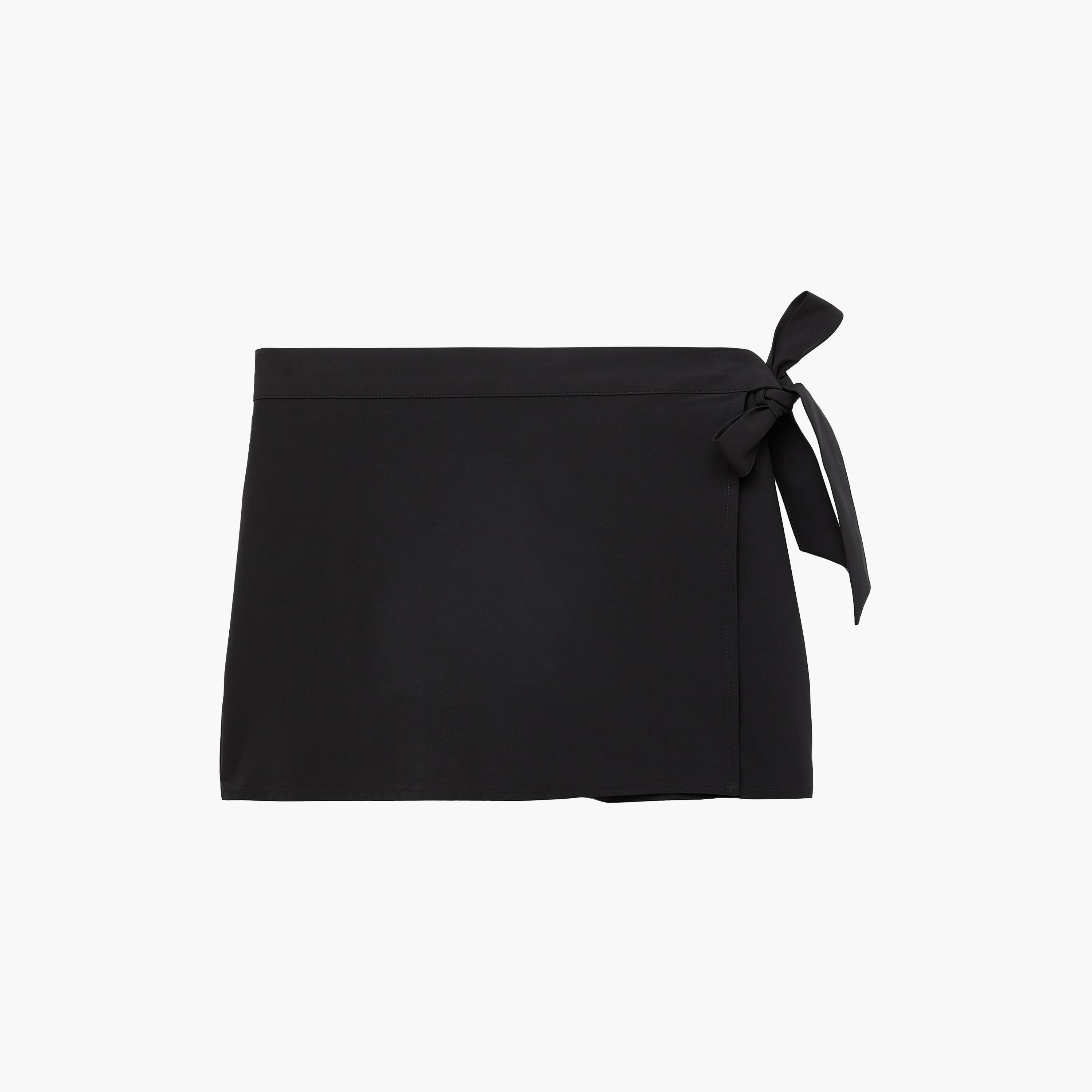 KOTON Black Wrap Women's Mini Skort-women-clothing-bottoms-skirts-image-7