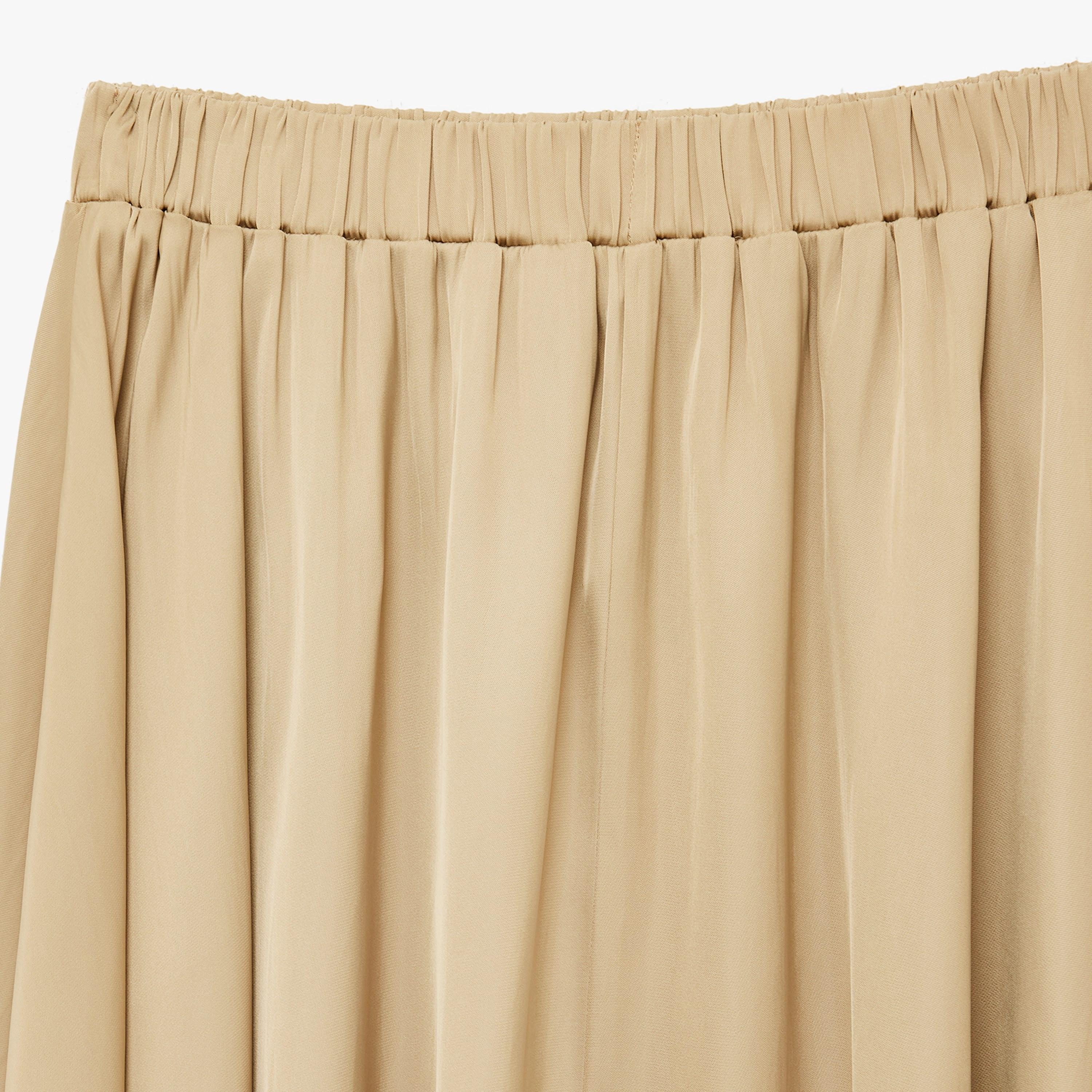تنورة ماكسي نسائية قصة "ايه-لاين" بلون بيج من كوتون-women-clothing-bottoms-skirts-image-5