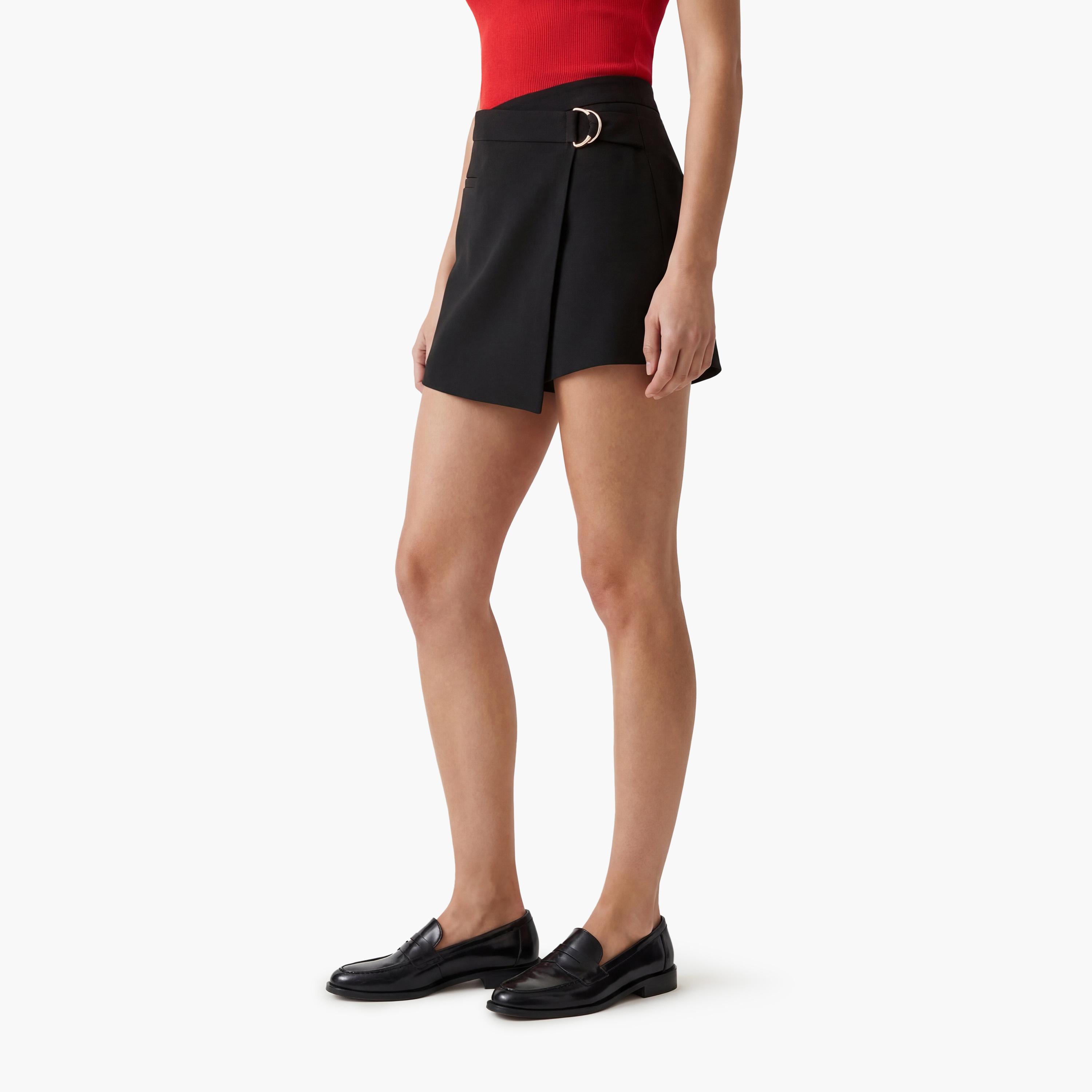 KOTON Wrap Women's Mini Skort-women-clothing-bottoms-skirts-image-3