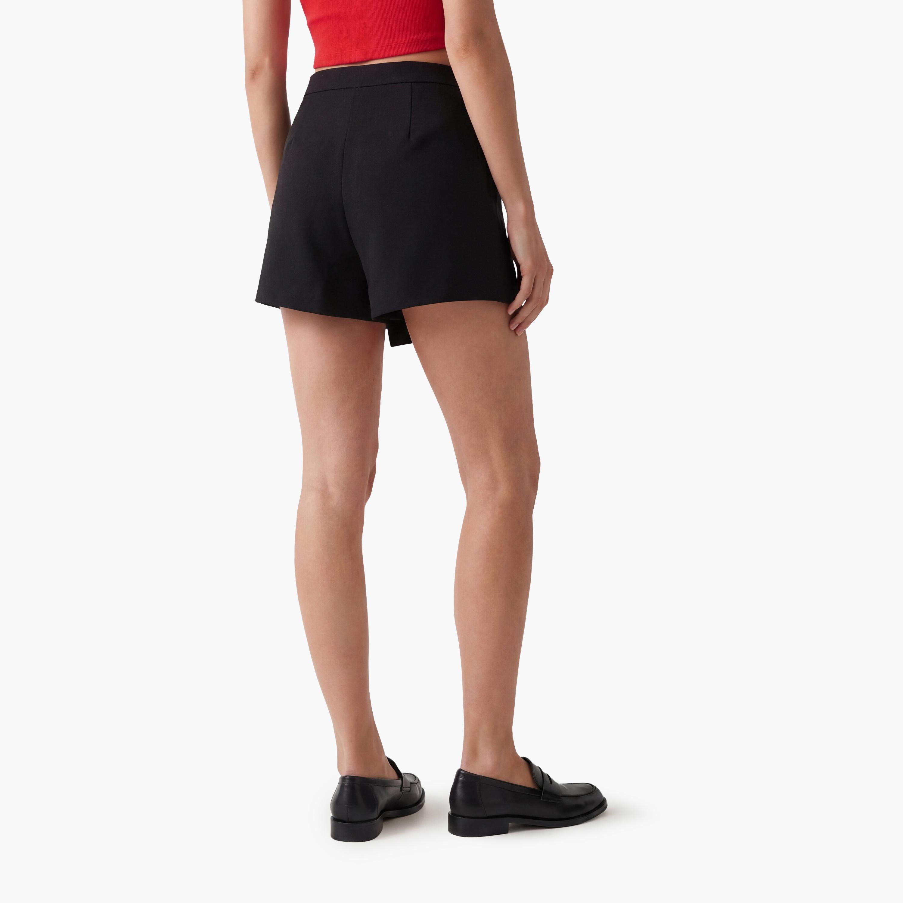 KOTON Wrap Women's Mini Skort-women-clothing-bottoms-skirts-image-4