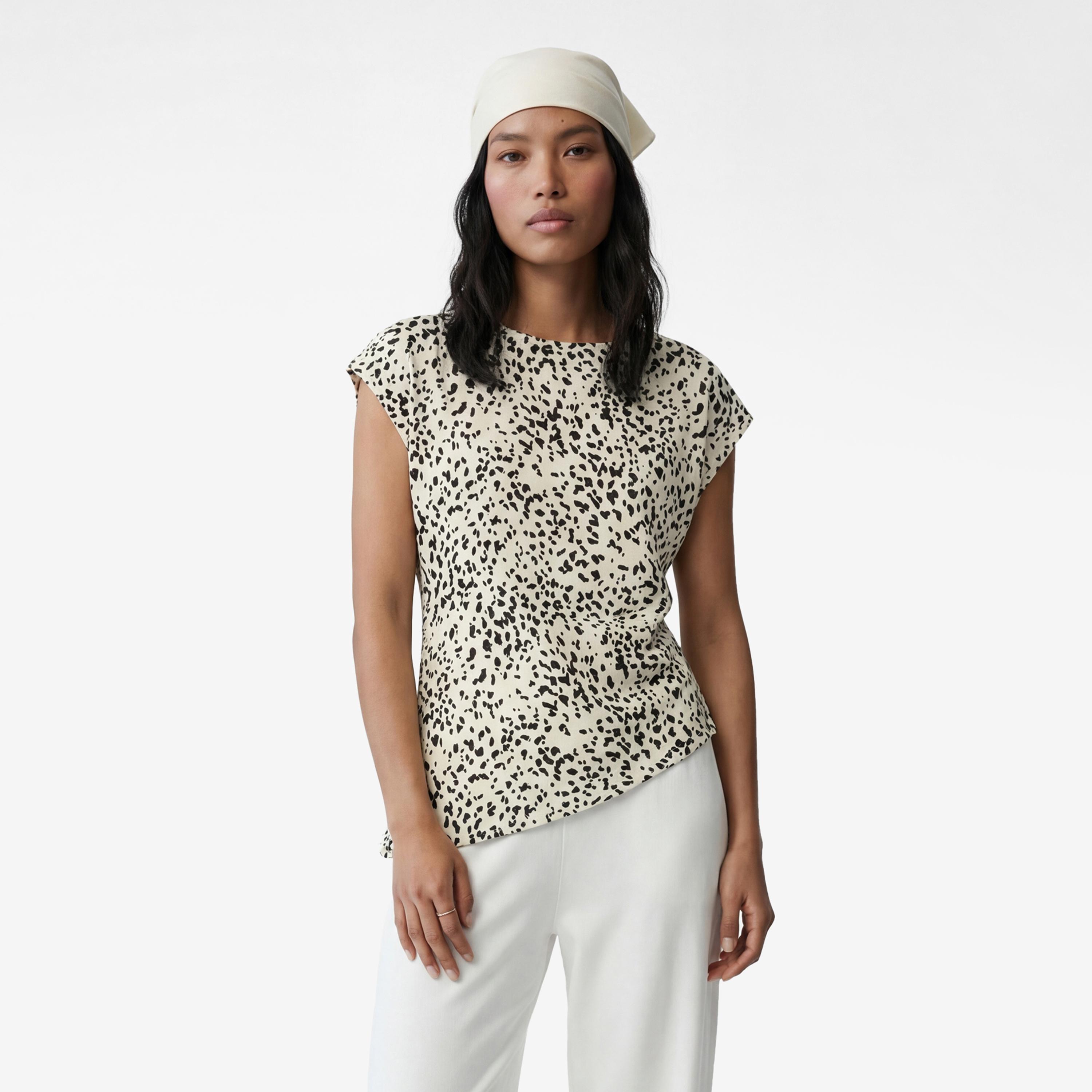 KOTON Dalmatian Print Women's Top-women-clothing-shirtsandblouses-blouses-image-1
