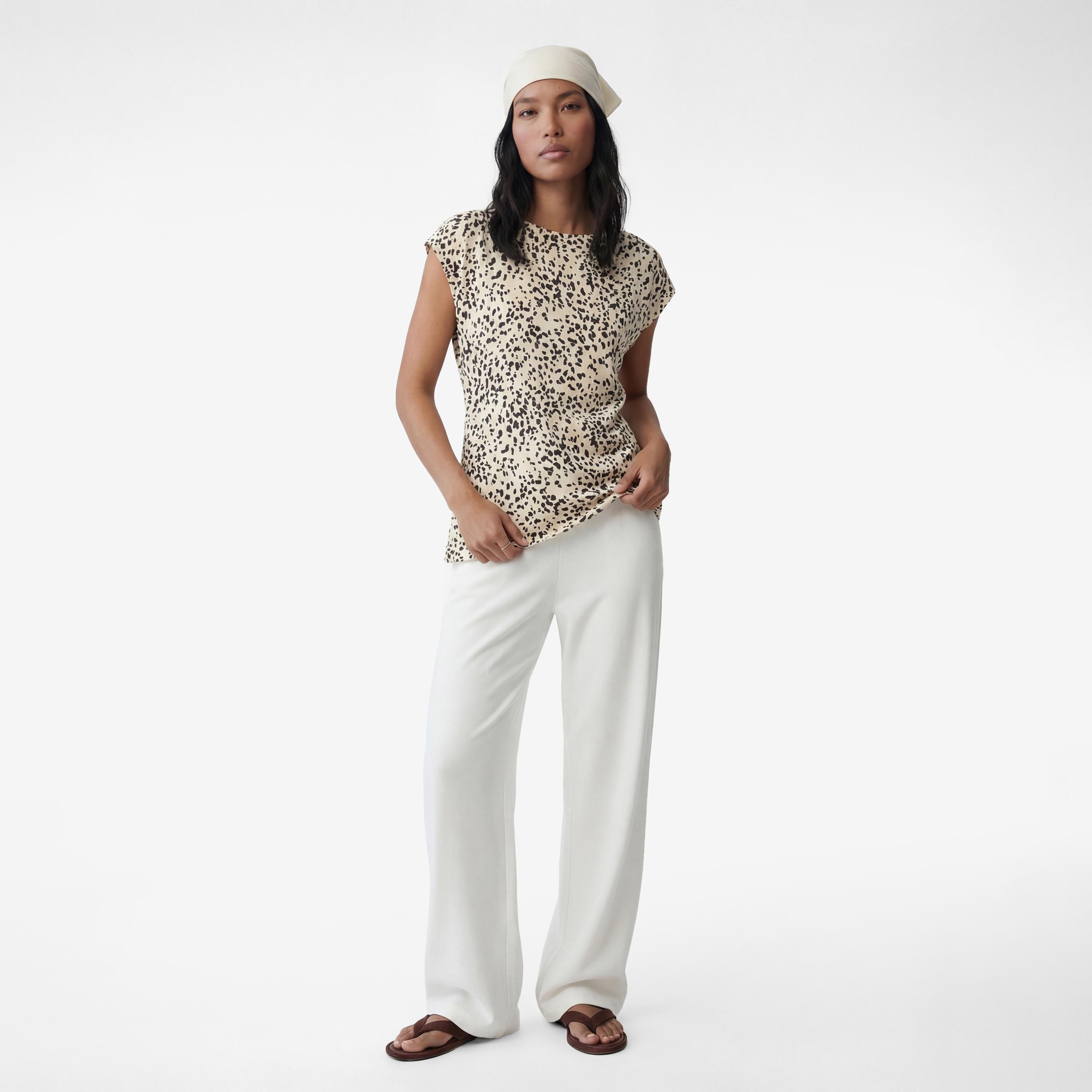 KOTON Dalmatian Print Women's Top-women-clothing-shirtsandblouses-blouses-image-2